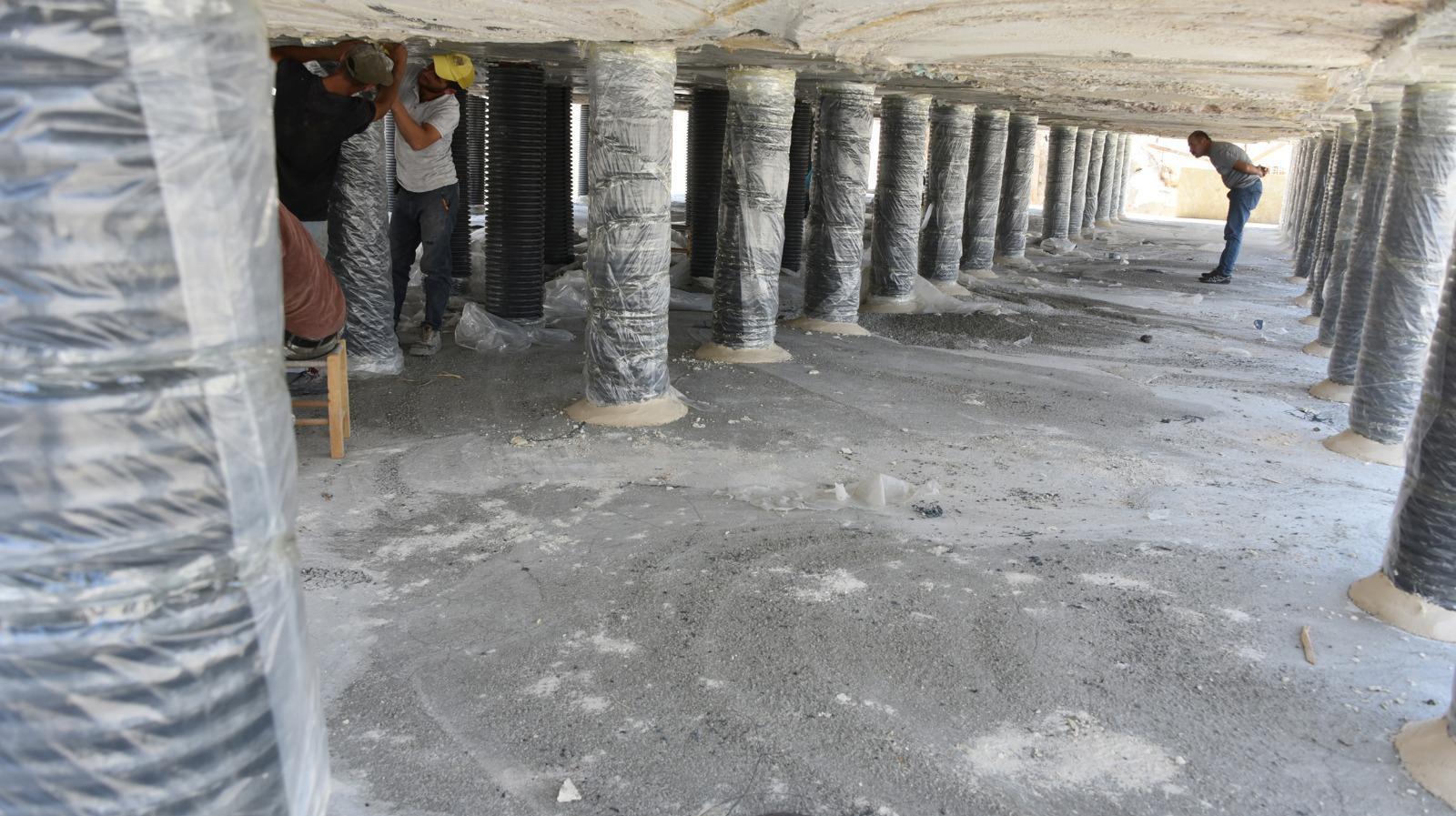 Hasankeyfin sembolü Küçük Saray, 6 metre yükseltildi