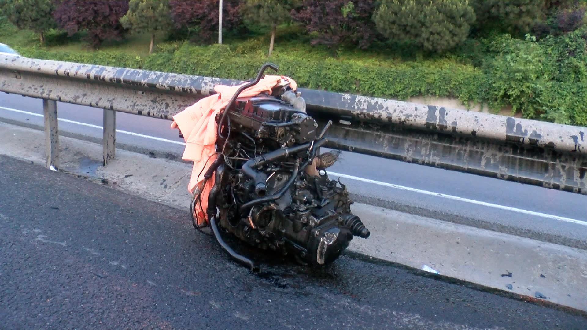 Halıcıoğlu Haliç Köprüsü çıkışında trafik kazası: 2 yaralı