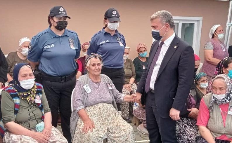 Çanakkalede trafik kazasında şehit olan polis memuru için tören