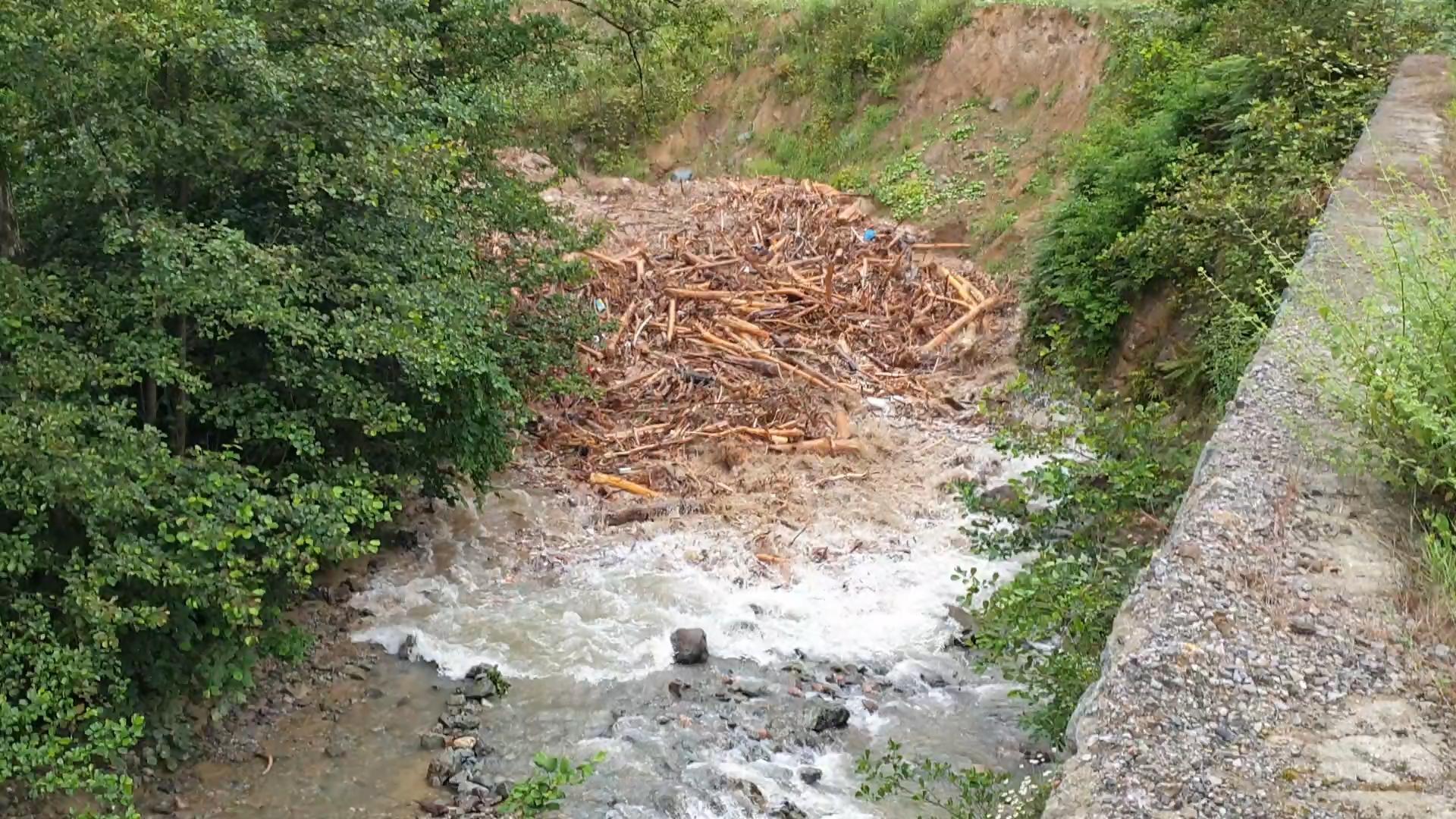 Doğu Karadenizde dere taşkınlarına karşı cam korkuluk