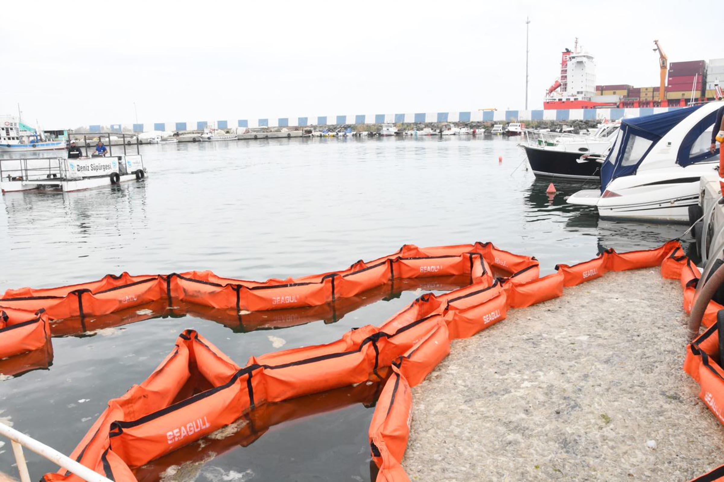 Tekirdağ sahillerinde müsilaj temizliği