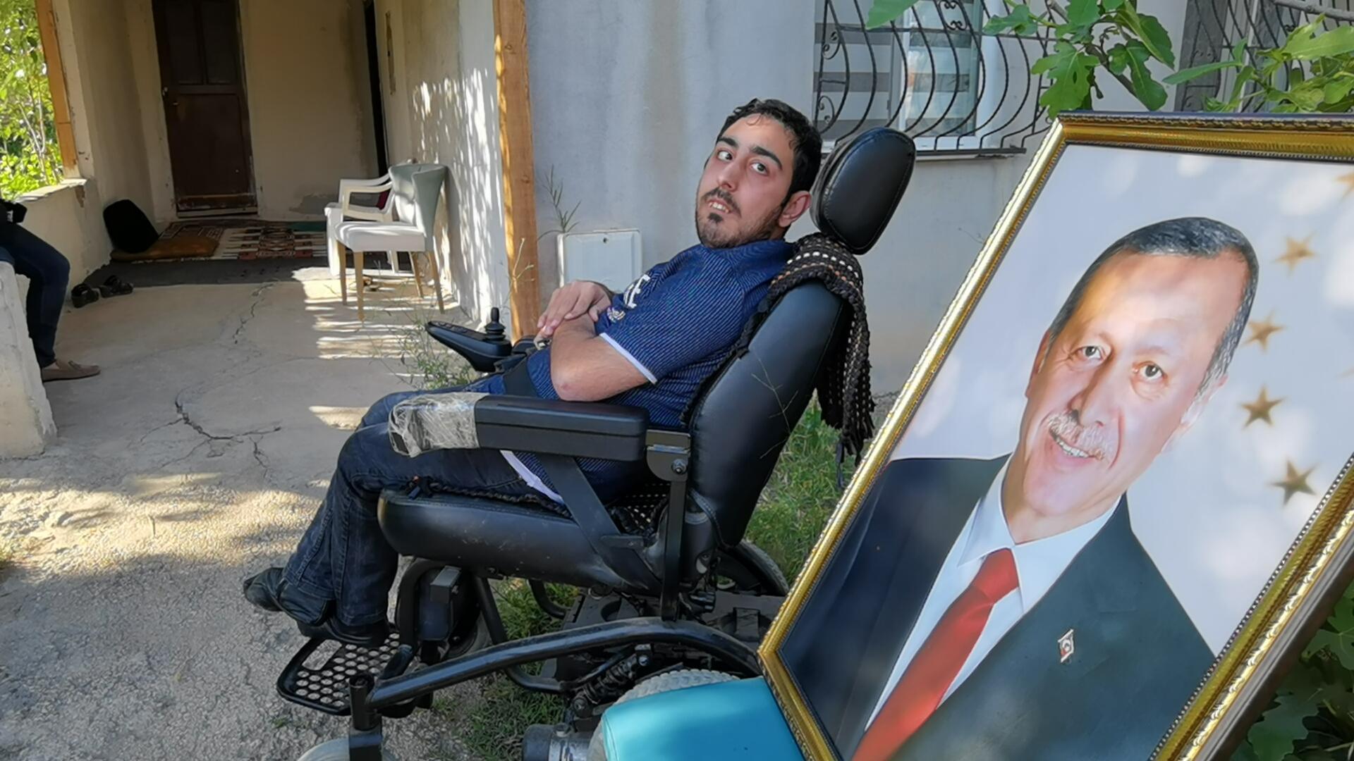 Bedensel engelli Emirin Erdoğanla görüşme hayali gerçek oldu