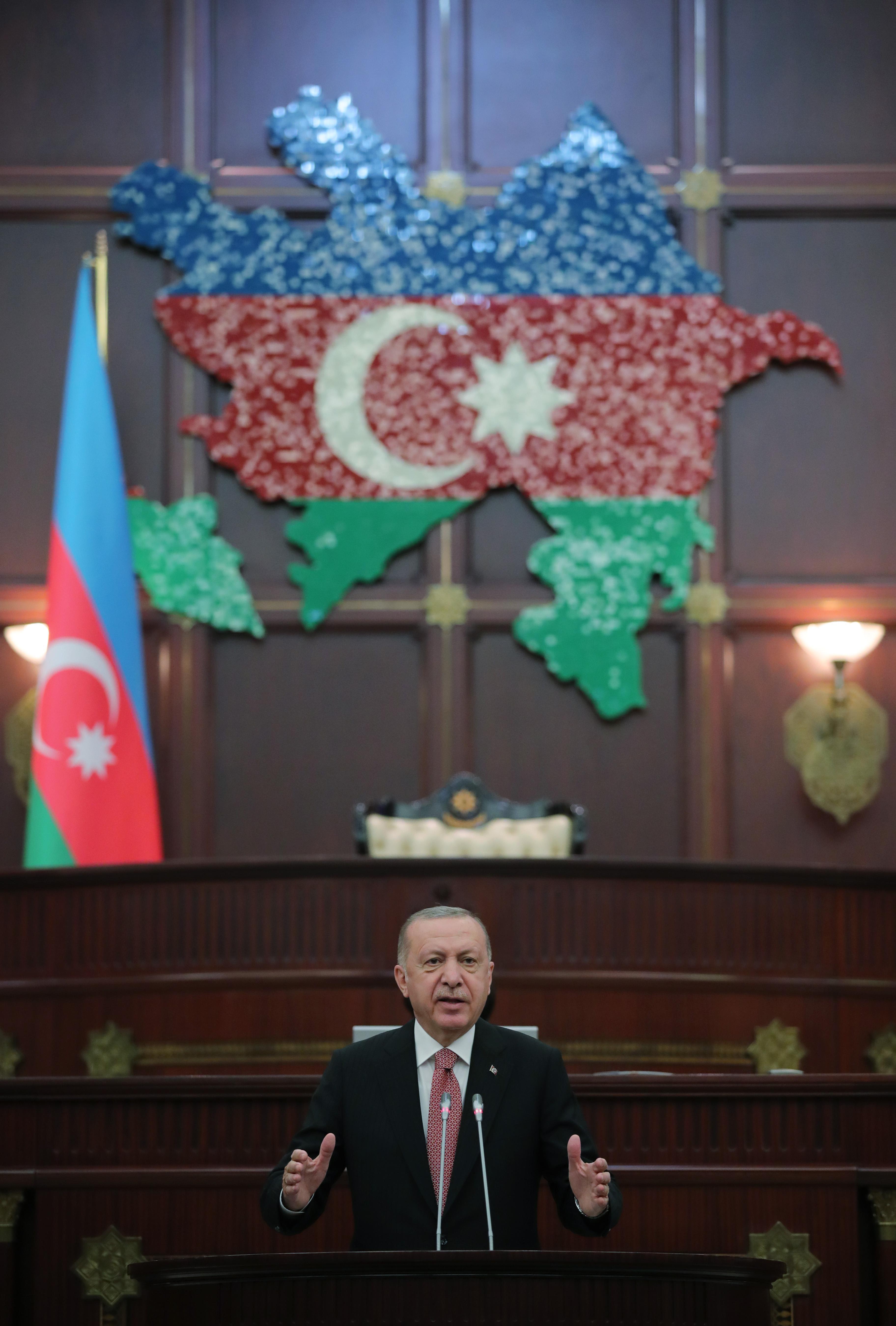 Erdoğan: Kafkaslardaki barış ve huzurdan tüm bölge ülkeleri kazançlı çıkacaktır