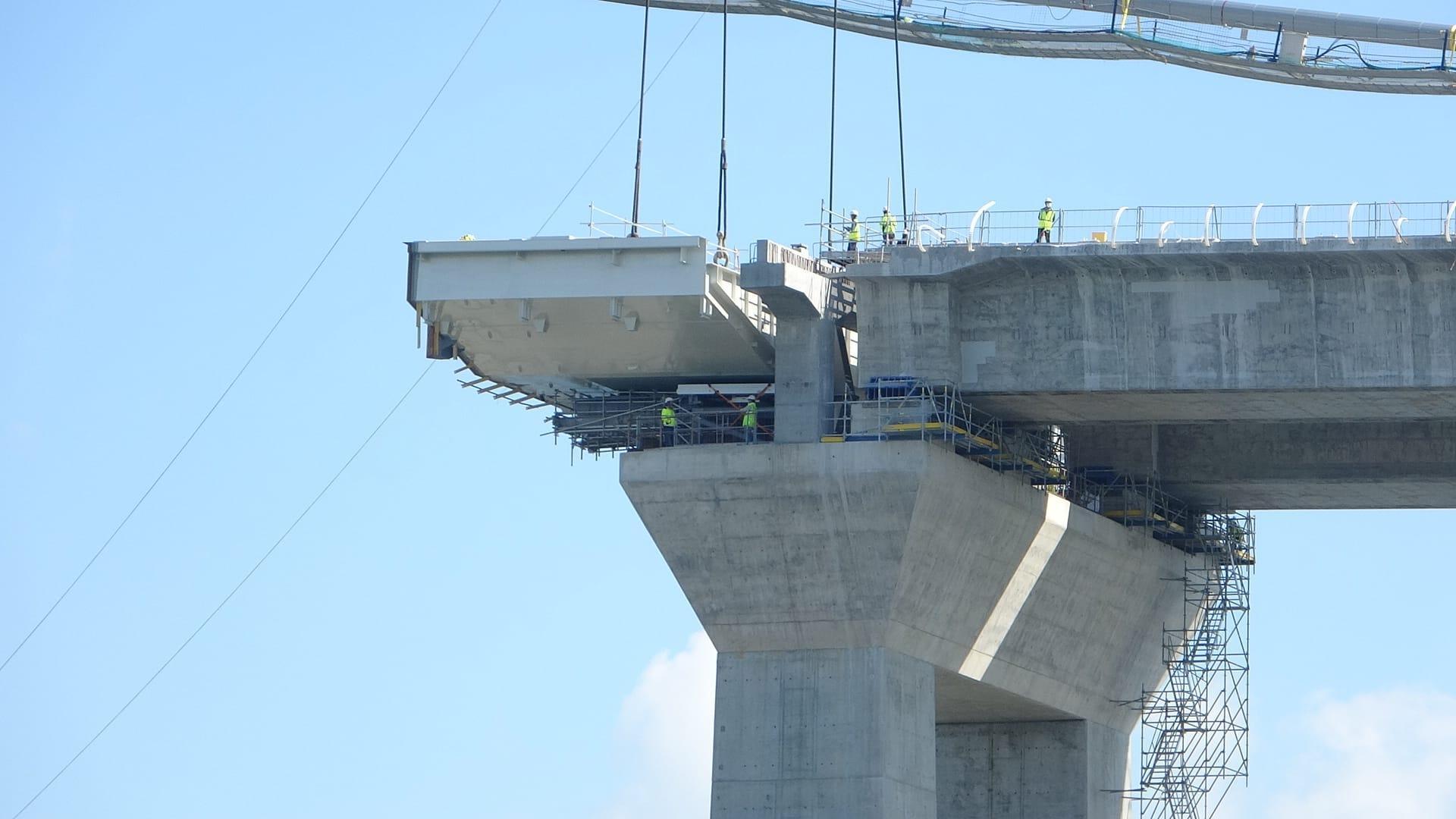 1915 Çanakkale Köprüsüne ilk tabliye bloğun montajı yapıldı
