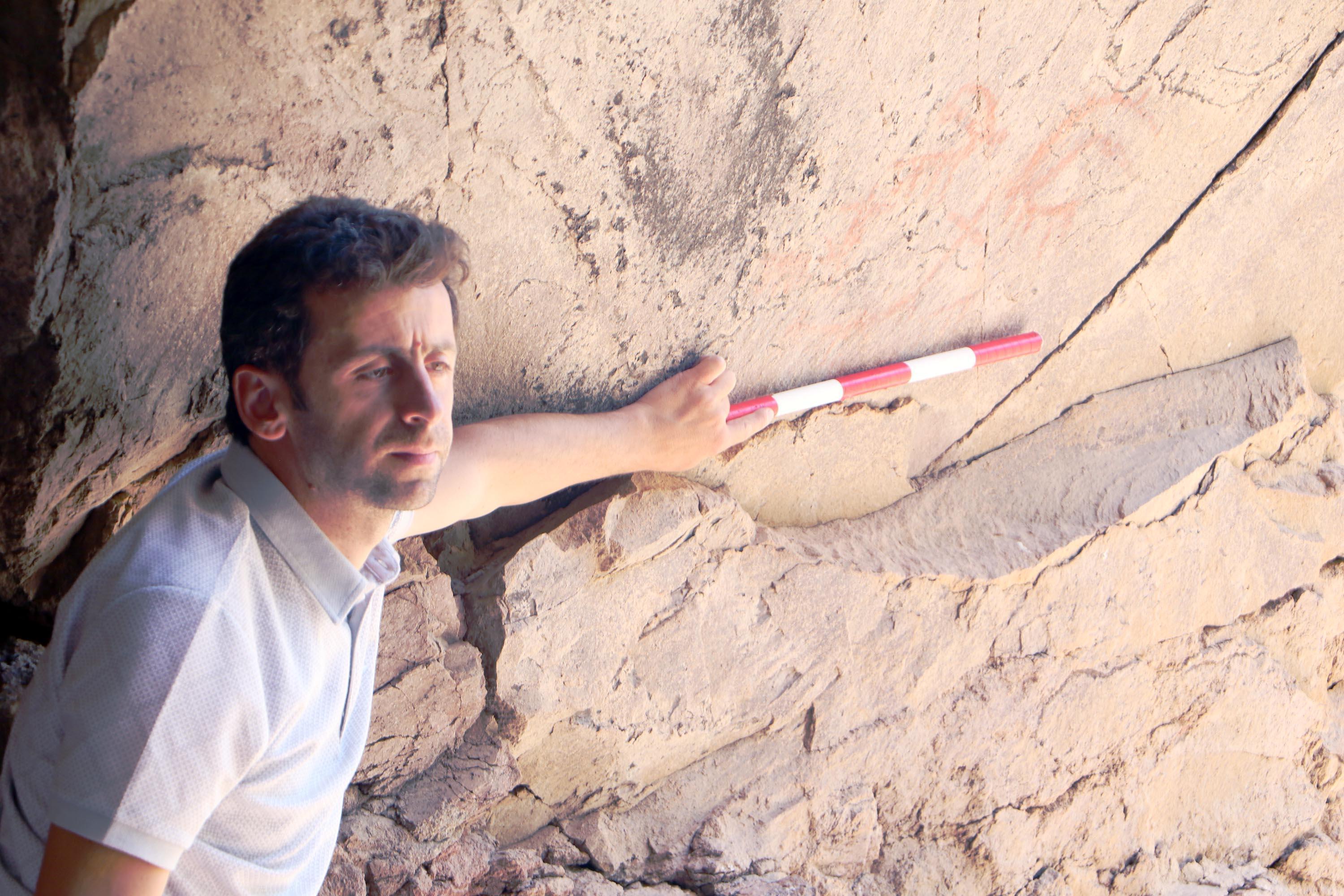 Erzurum dağlarında 8 bin yıllık kaya resimleri