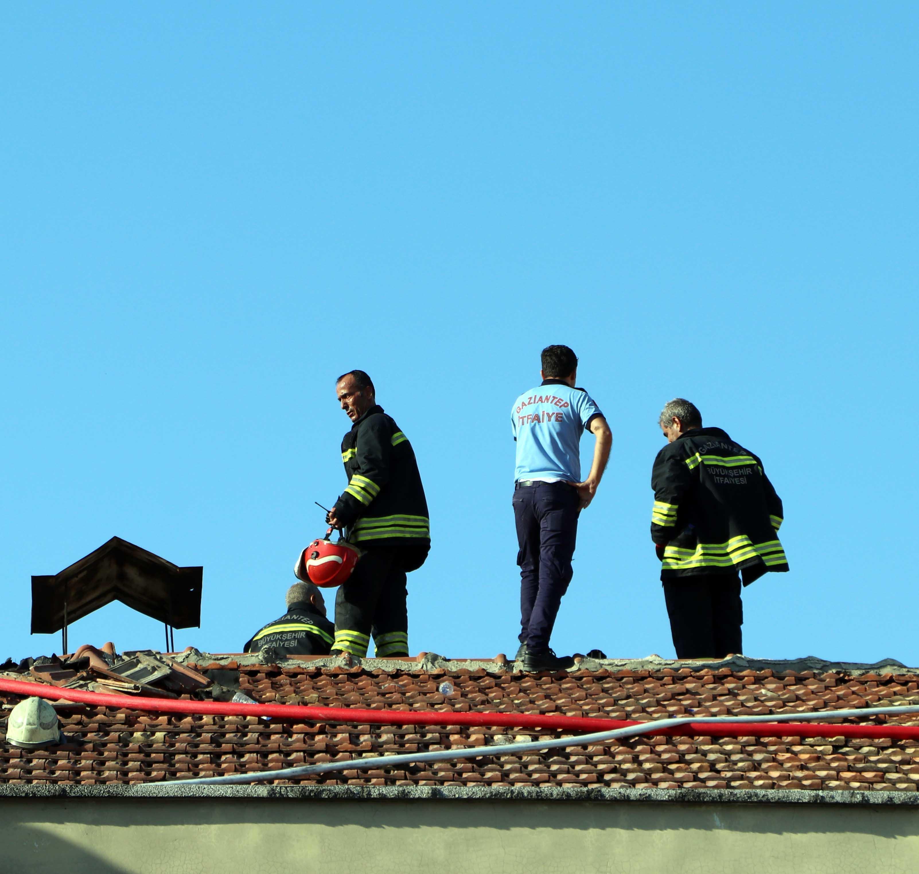 Gaziantepte özel hastanede yangın; 46 hasta tahliye edildi