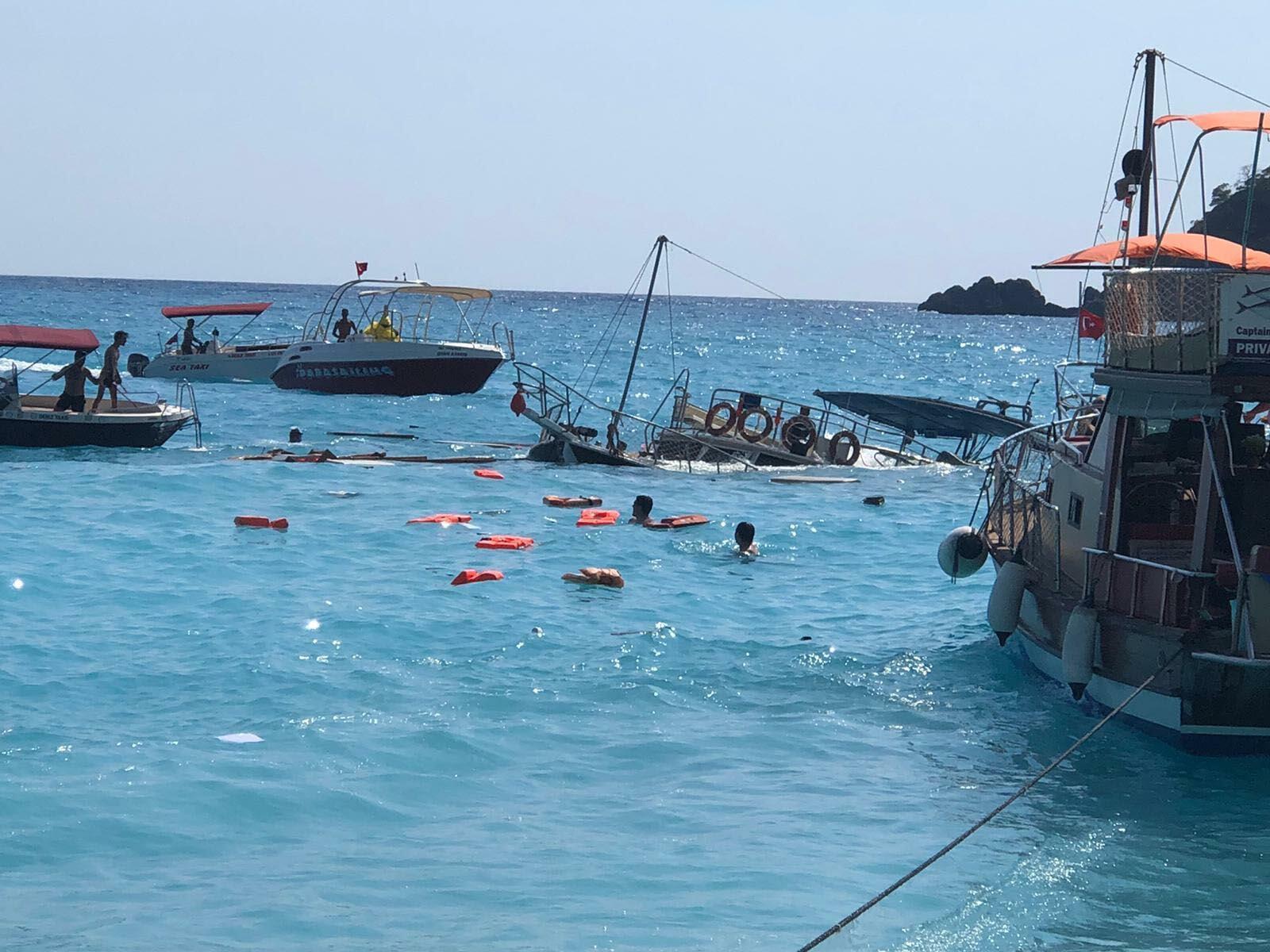 Fethiyede 1 çocuğun öldüğü batan teknenin kaptanı adli kontrolle serbest