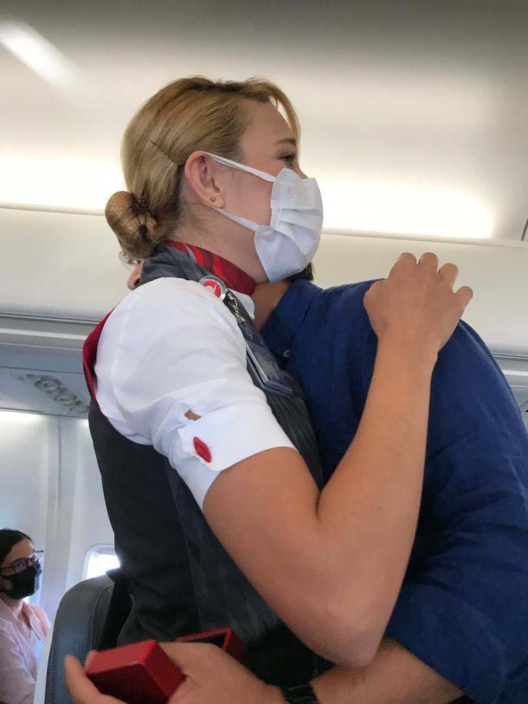 30 bin feette evlilik teklifi