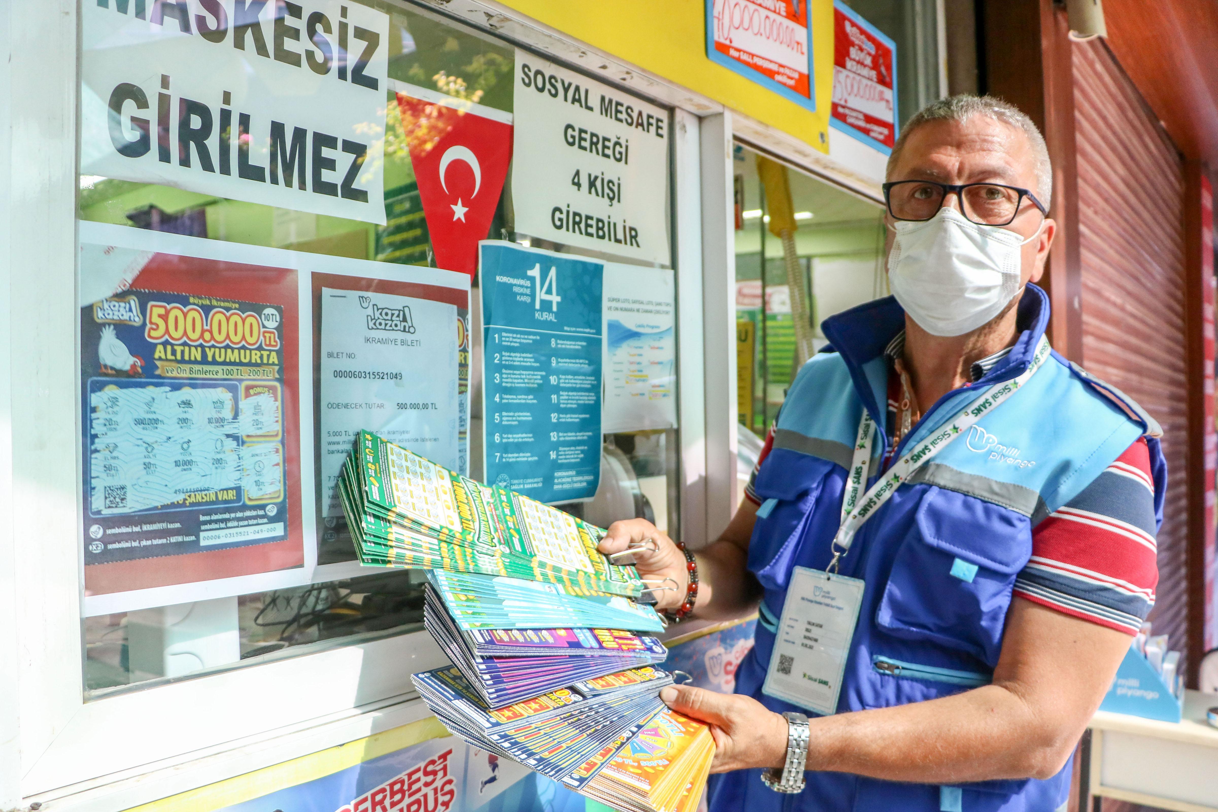 10 TLlik kazı kazanla 500 bin TL kazandı