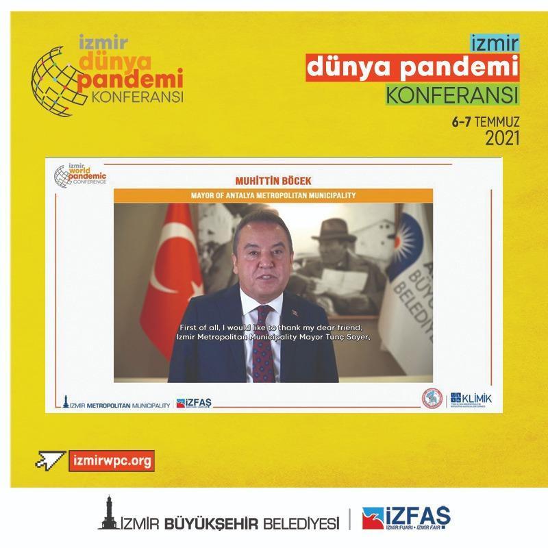 İzmir Büyükşehir Belediyesi öncülüğünde Dünya Pandemi Konferansı başladı