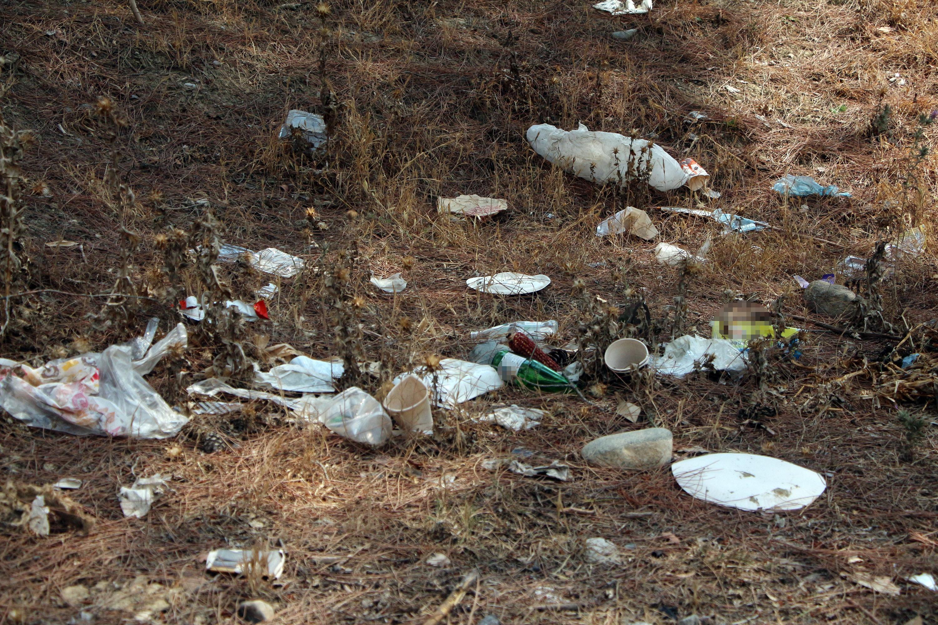 Adanada mesire alanları, piknikçilerin çöpleriyle doldu