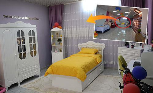 350 yetim ve öksüz çocuğun özel oda hayali gerçekleştirildi