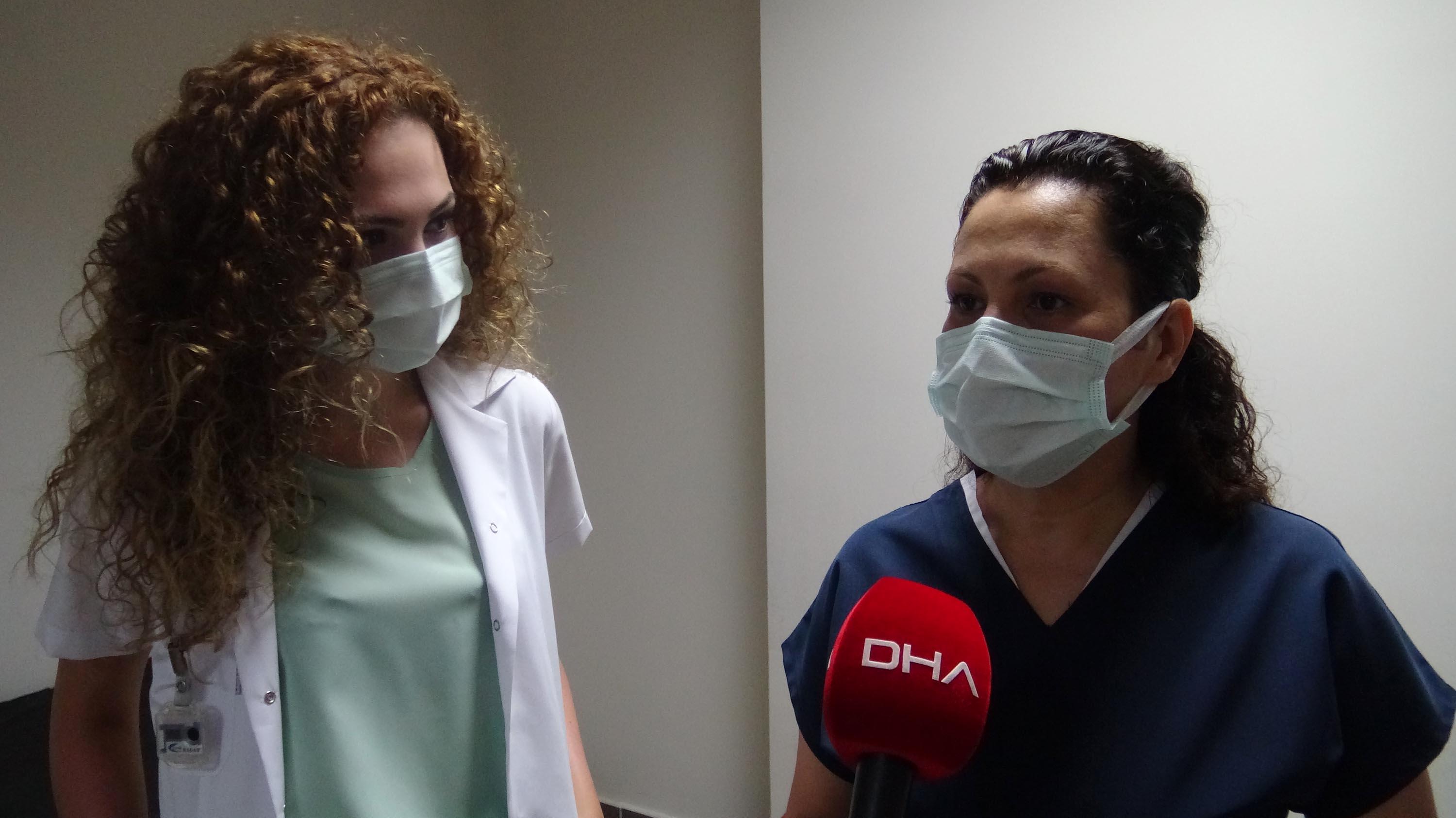 Kocanın fotoğrafını paylaştığı sağlıkçı anne- kızdan, Maskesiz günler için aşı olun çağrısı