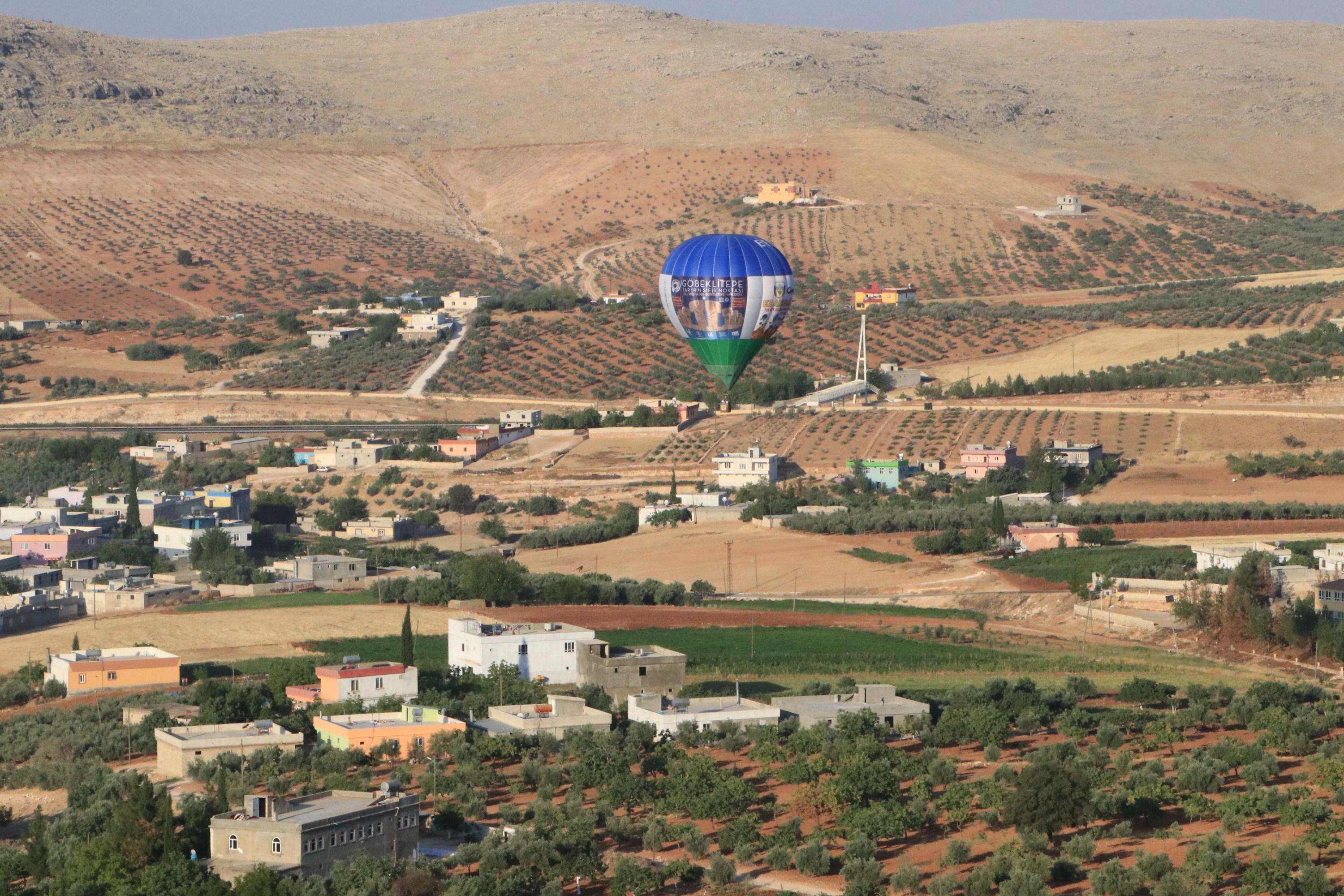 Göbeklitepede, sıcak balon uçuşları başladı