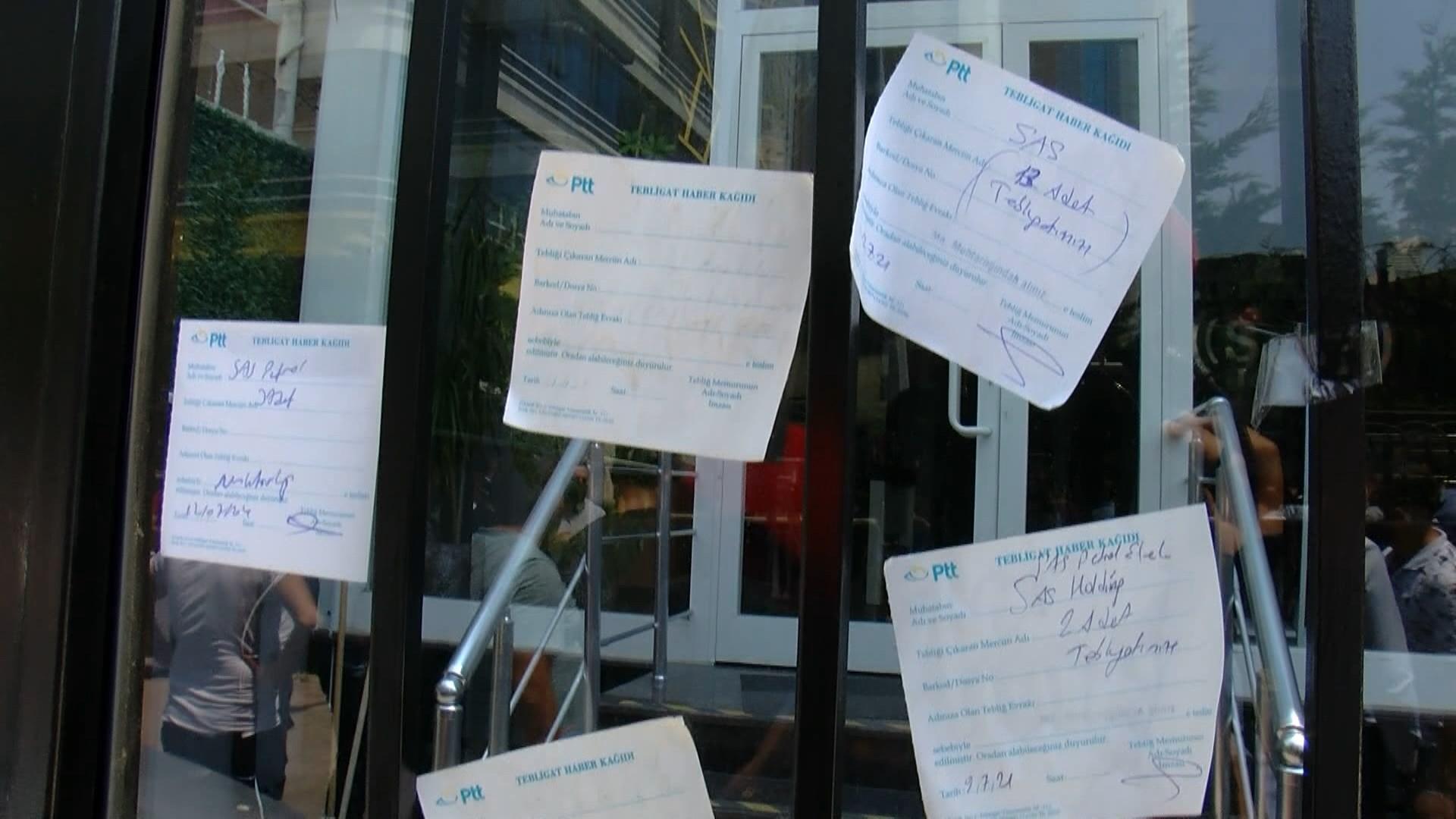 Gasp dehşetinin yaşandığı SAS Holding önünde eylem