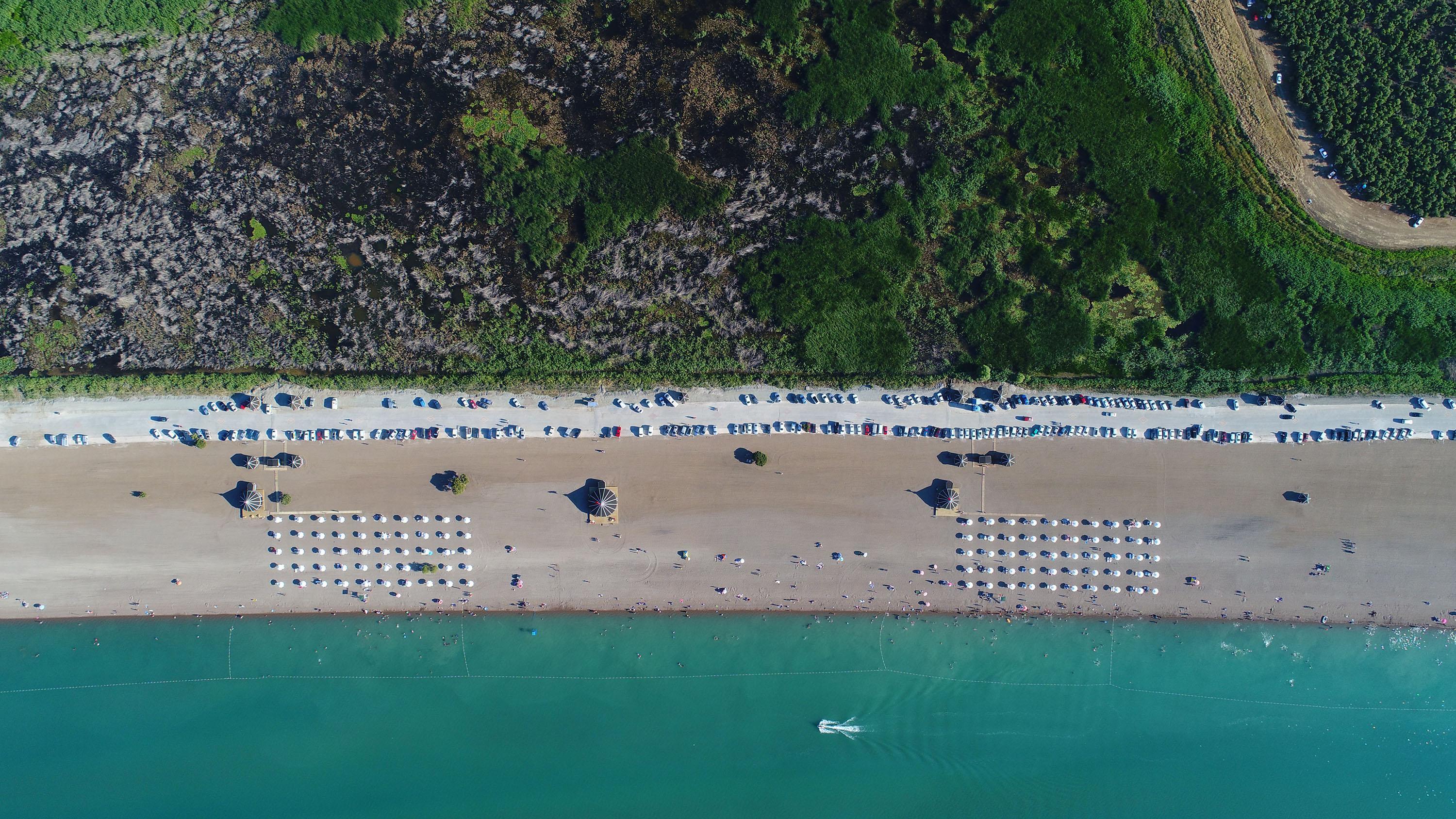Konya Ovasında plaj keyfi