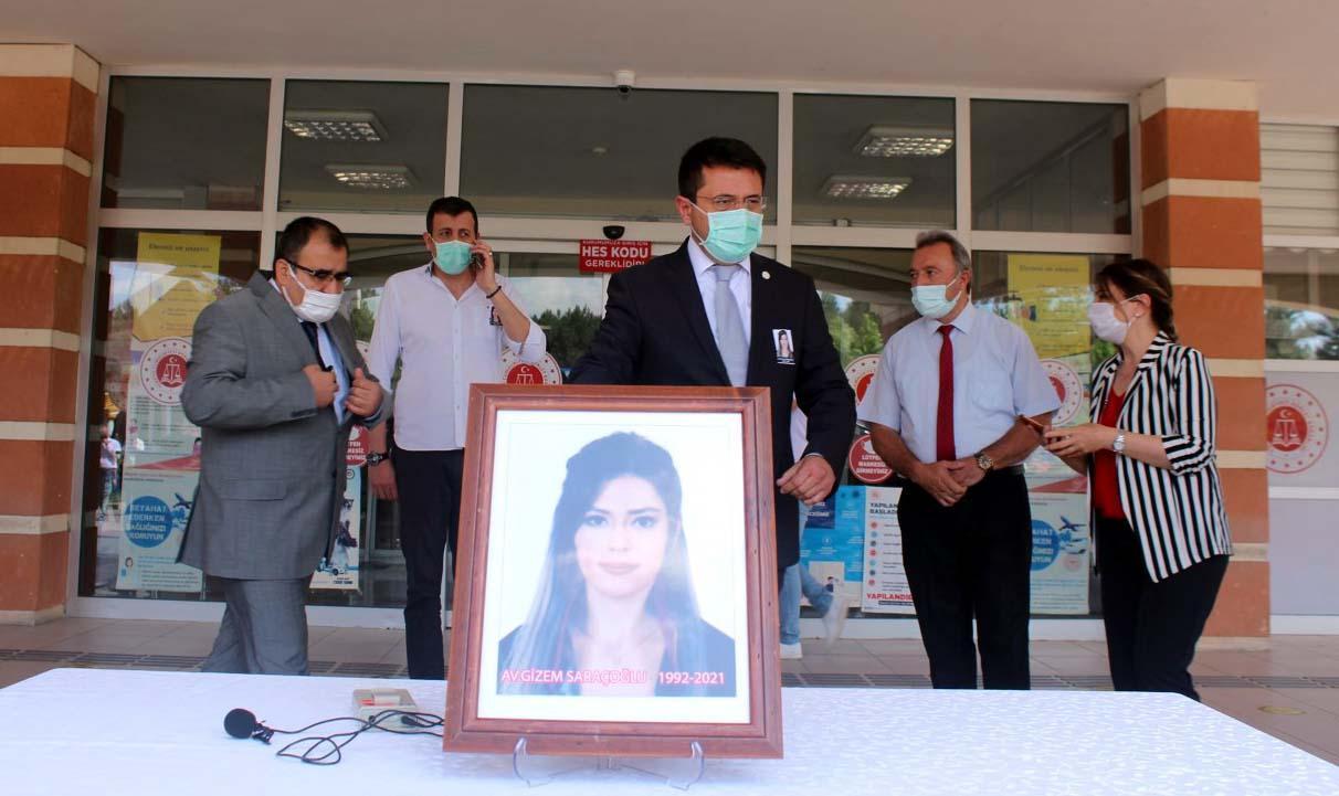 Avukat Gizem, son yolculuğuna uğurlandı