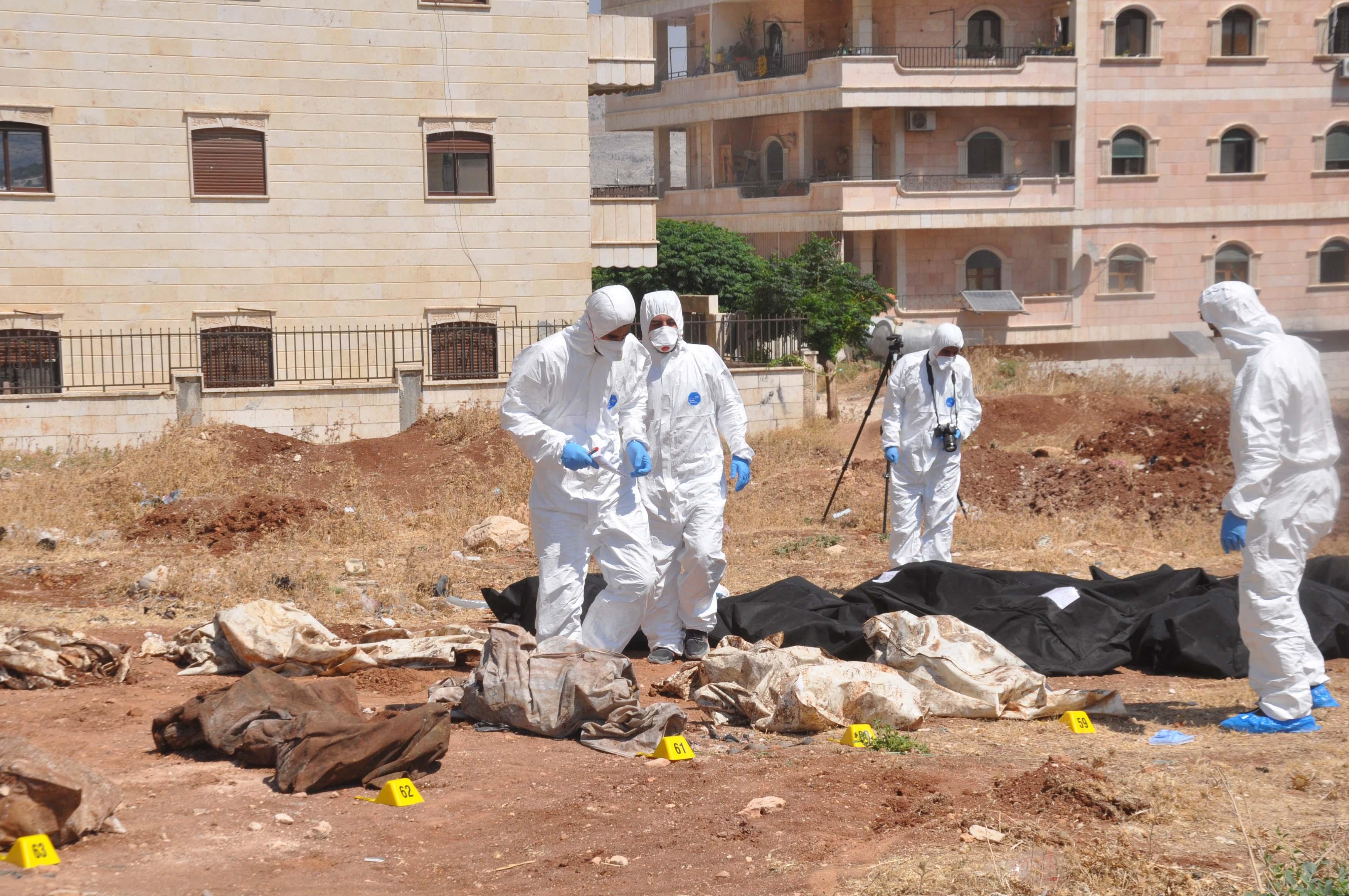 Afrin’de PKK/YPG/PYDnin katliamında toplu mezardan çıkarılan ceset sayısı 68’e yükseldi