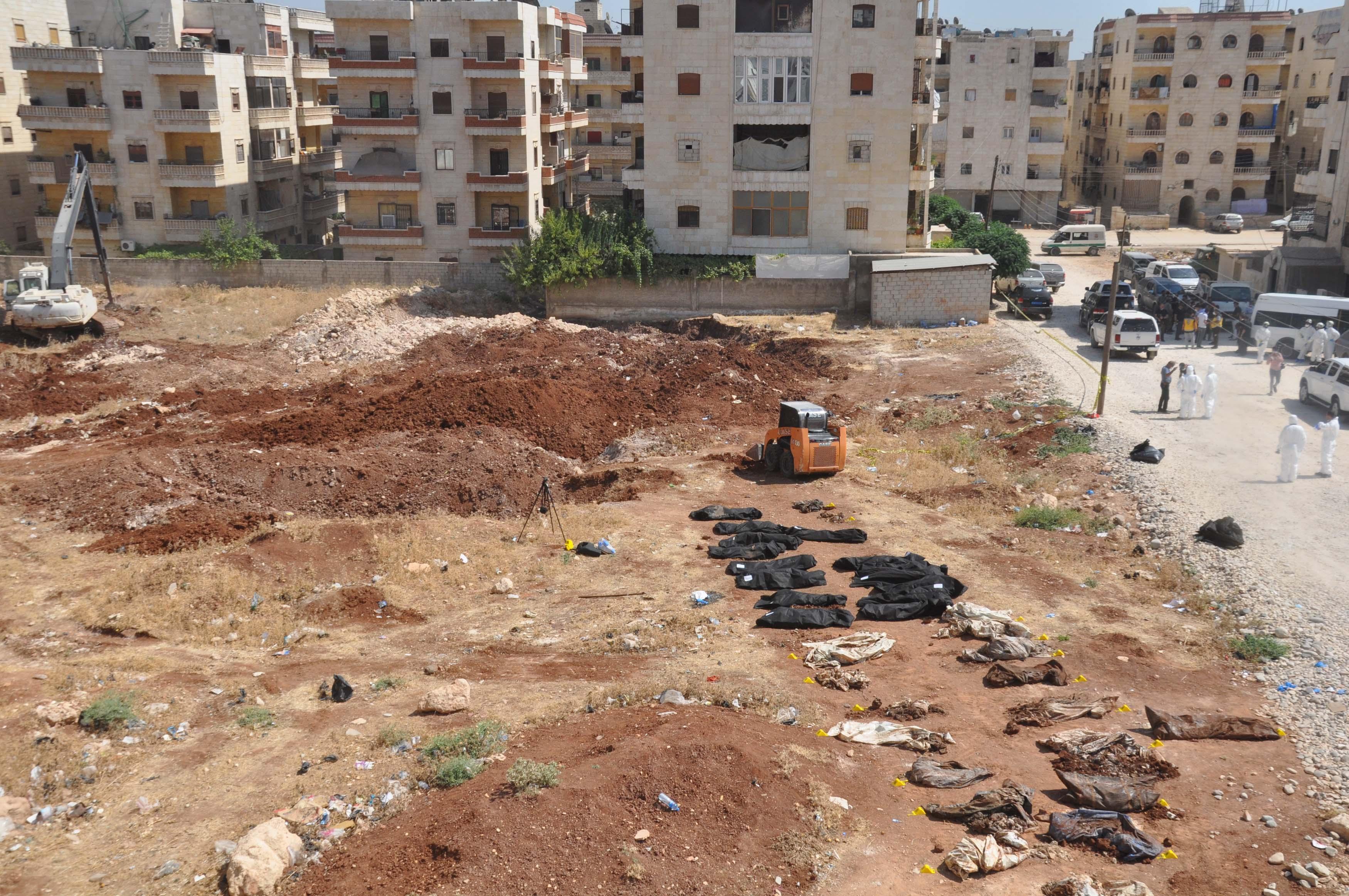 Afrin’de PKK/YPG/PYDnin katliamında toplu mezardan çıkarılan ceset sayısı 68’e yükseldi