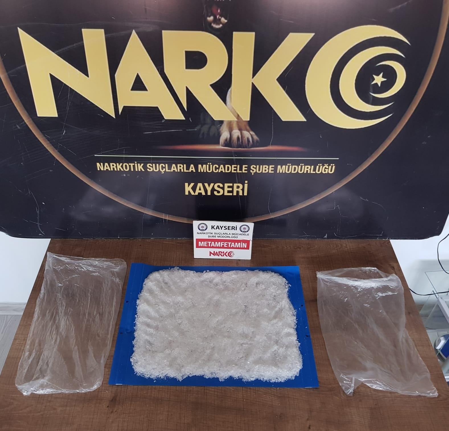 Kayseri’de uyuşturucu operasyonu: 5 gözaltı