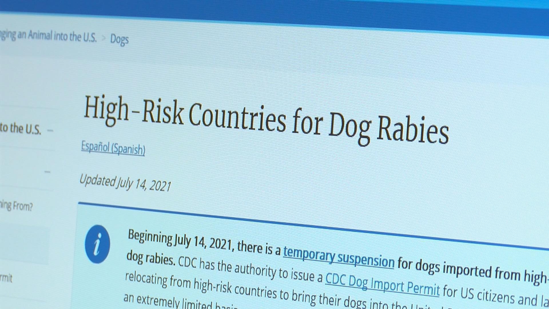 ABD’den Türkiye’ye “köpeklerde yüksek kuduz riski” kısıtlaması