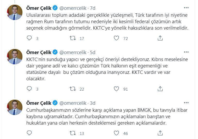 AK Partili Çelik: BMGKnın KKTC açıklamasını tümüyle reddediyoruz