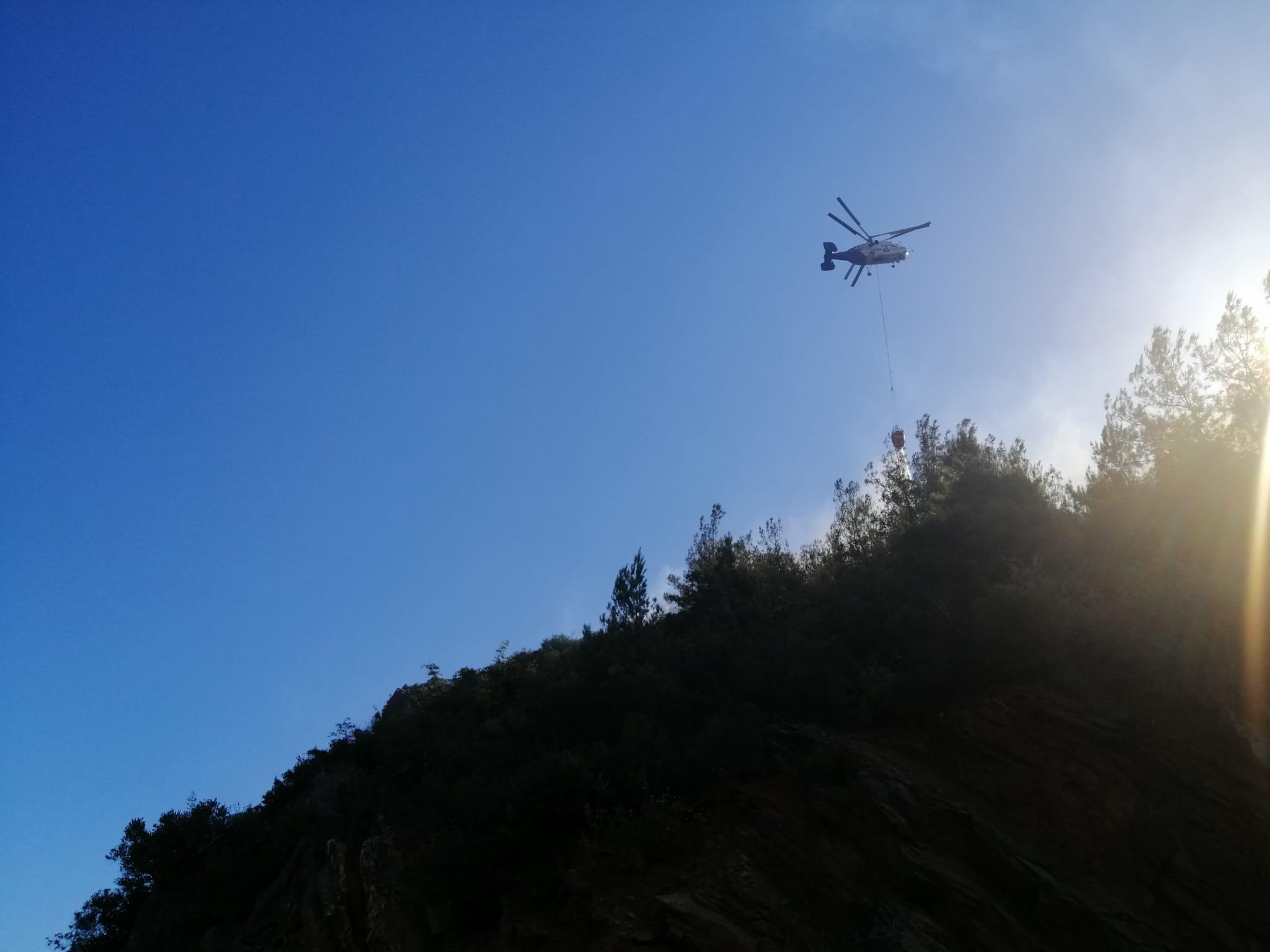 Gazipaşa’da 4 farklı noktada orman yangını