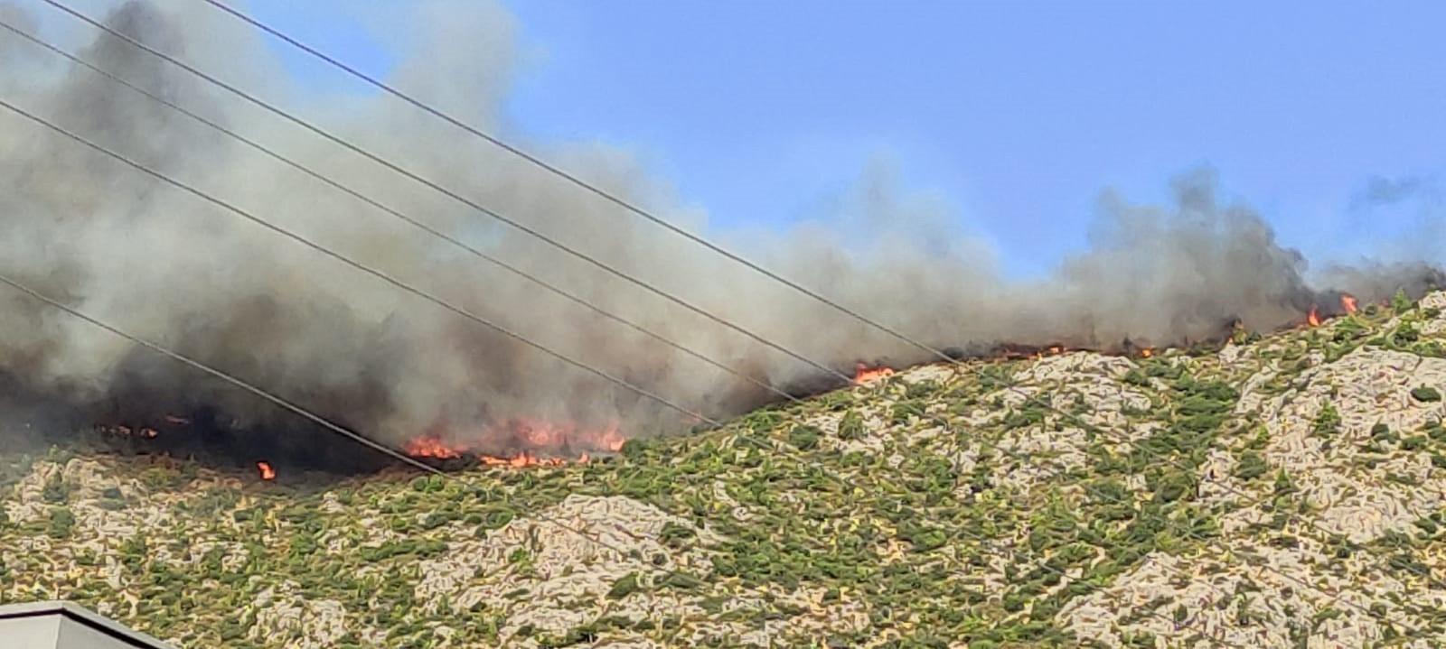 Mersinde iki ilçedeki yangınlar devam ediyor; havadan müdahale yeniden başladı