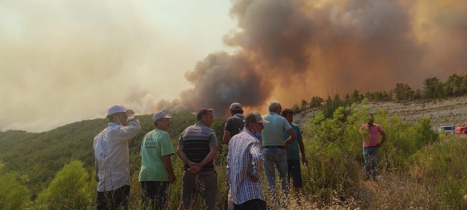 Manavgattaki büyük yangın 4üncü gününde; 2 orman işçisi yaşamını yitirdi