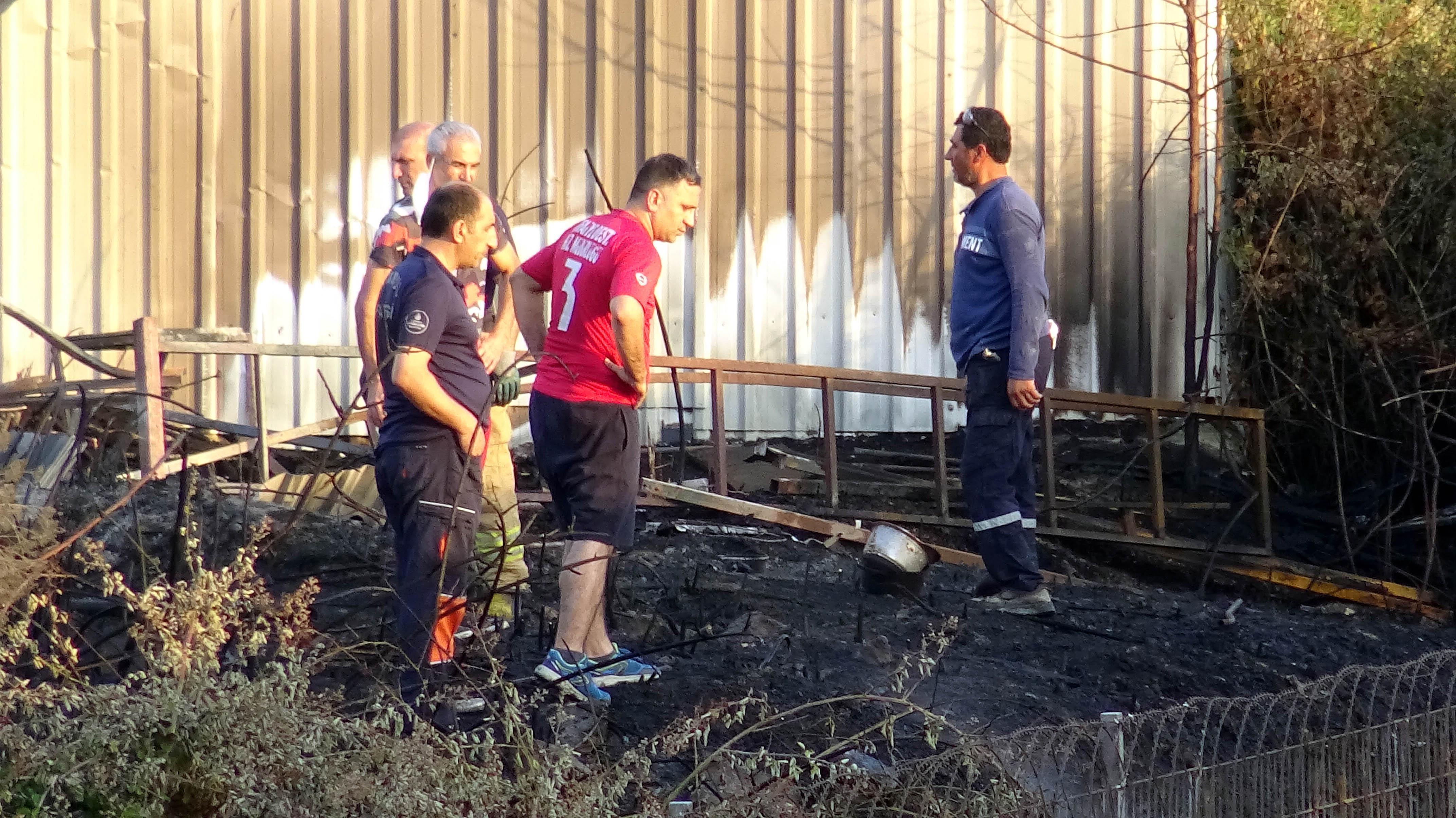 İki sanayi sitesinde yangın