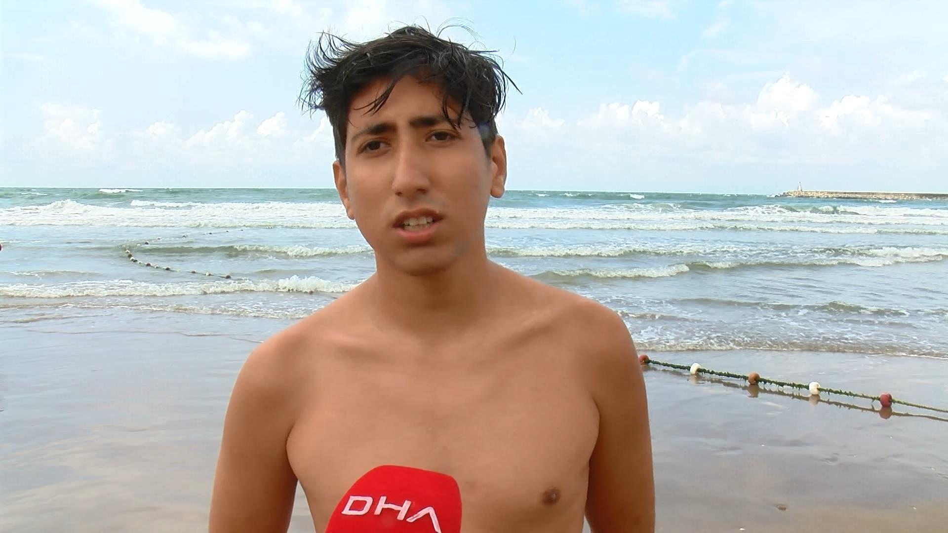 Şilede yasak dinlemediler, denize girmeye çalıştılar