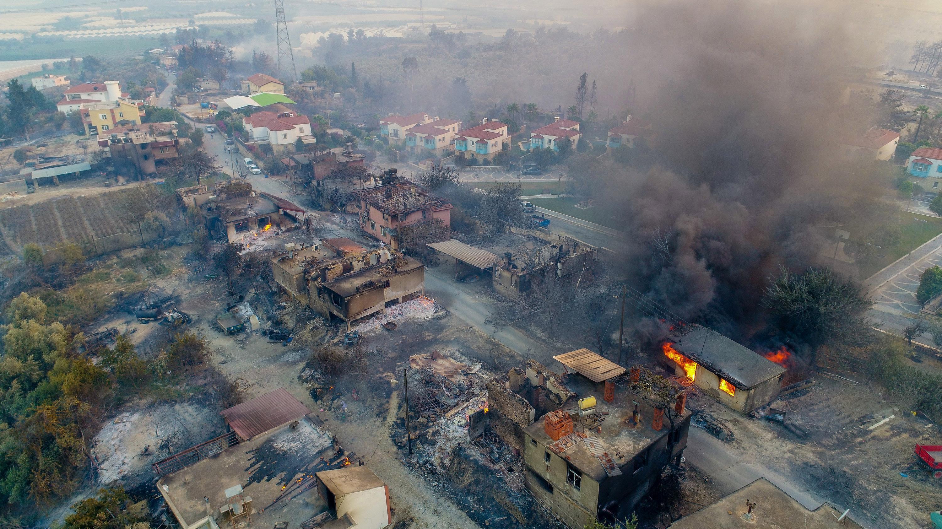Yangının acı bilançosu: 60 bin hektar kül oldu, en az 1 milyar TLlik maddi kayıp