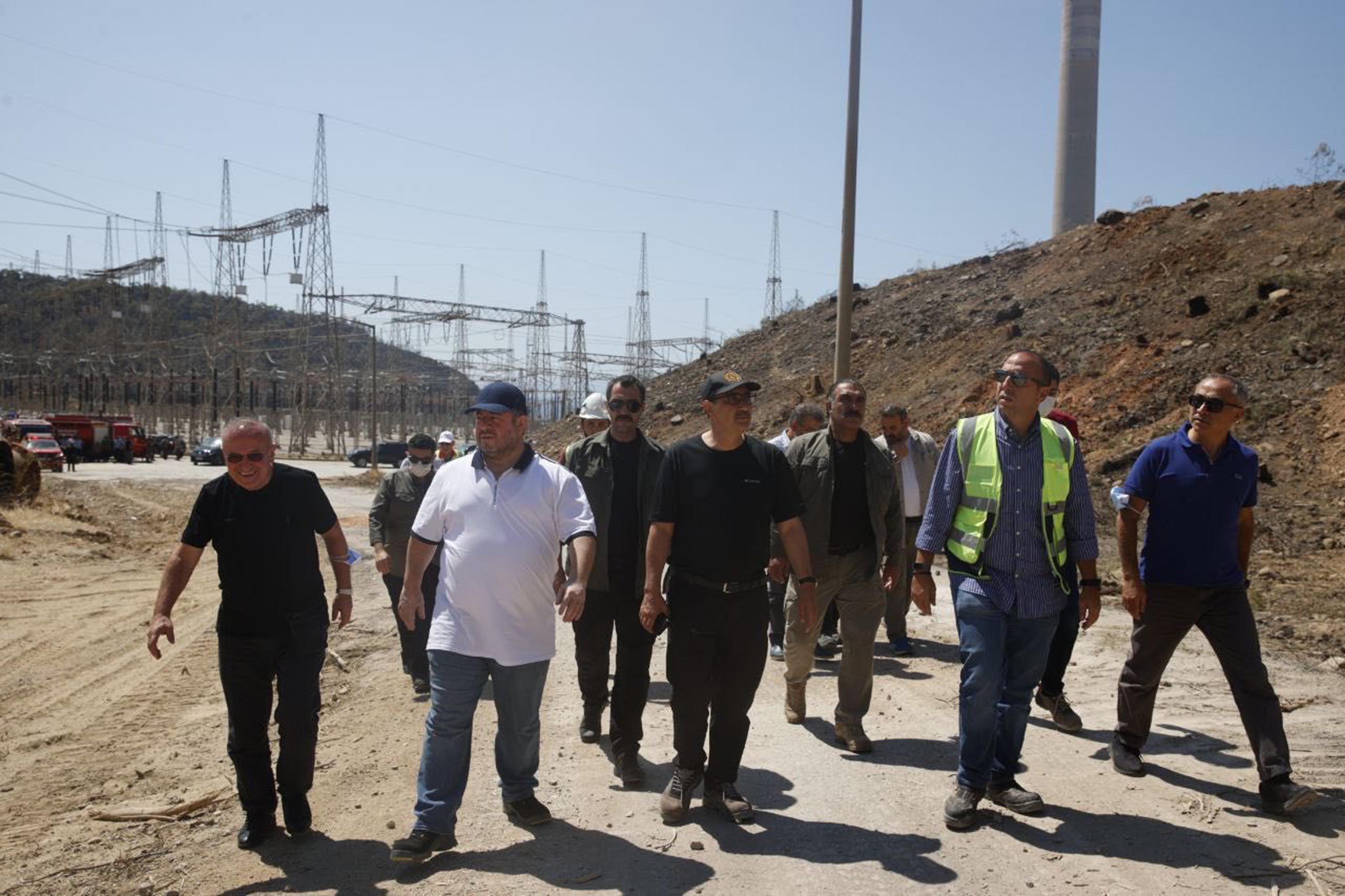 Milas yangınında büyük tehlike atlatan Kemerköy Termik Santralinde bir ünite tekrar devrede