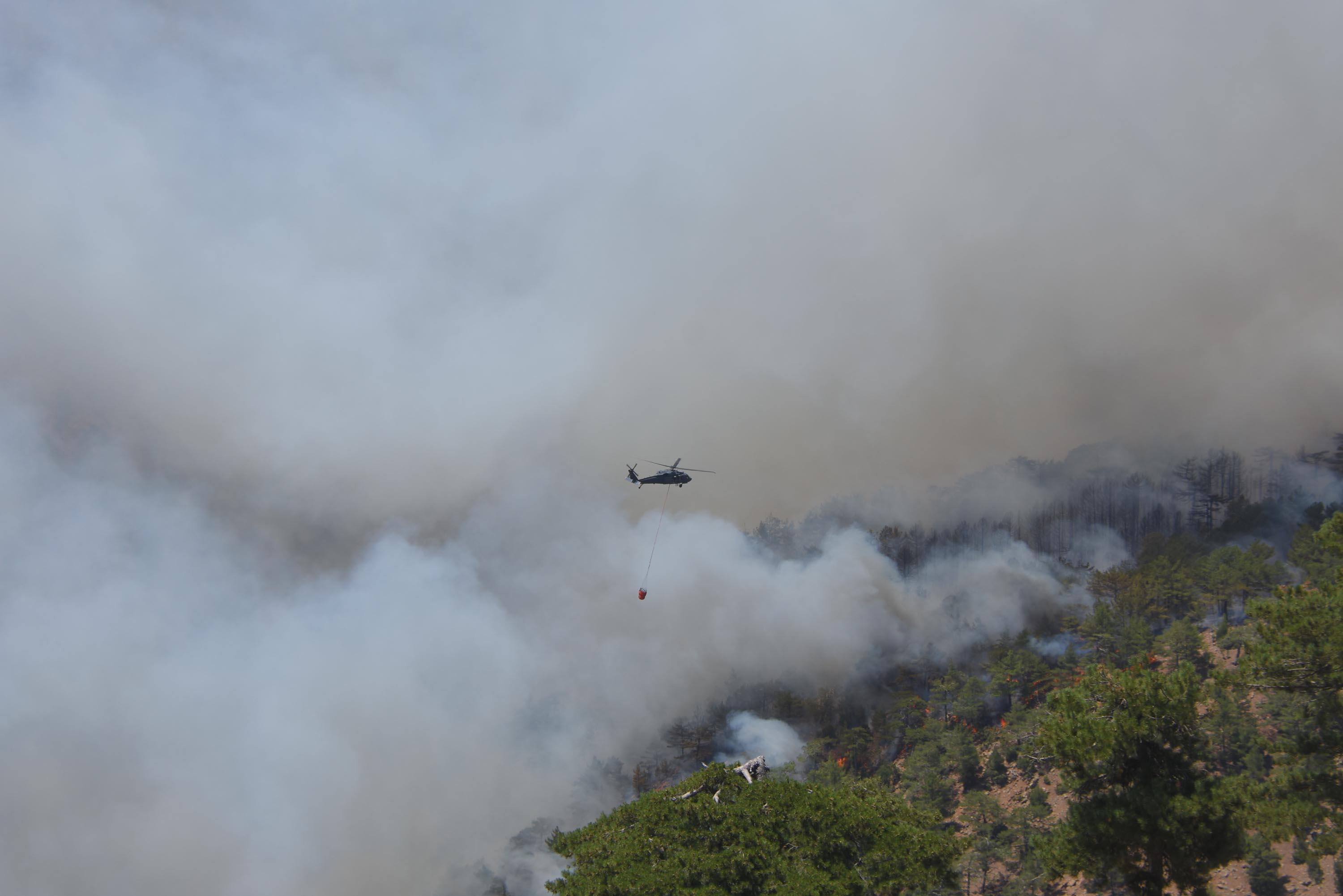 Köyceğiz yangınında 13üncü gün