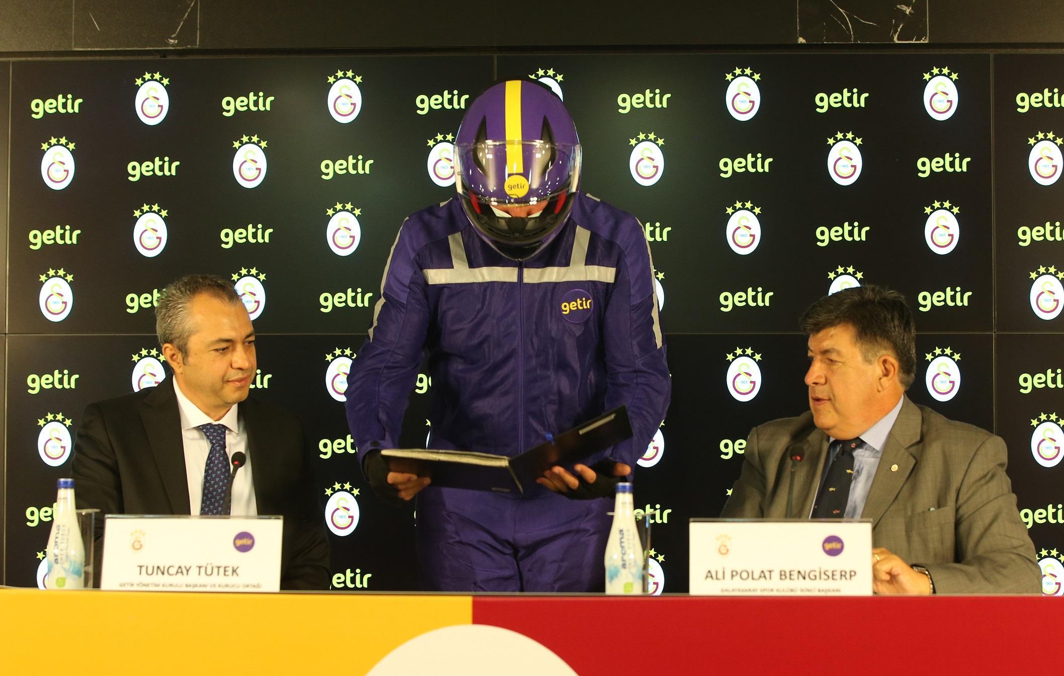 Getir, Galatasarayın yeni forma sponsoru oldu
