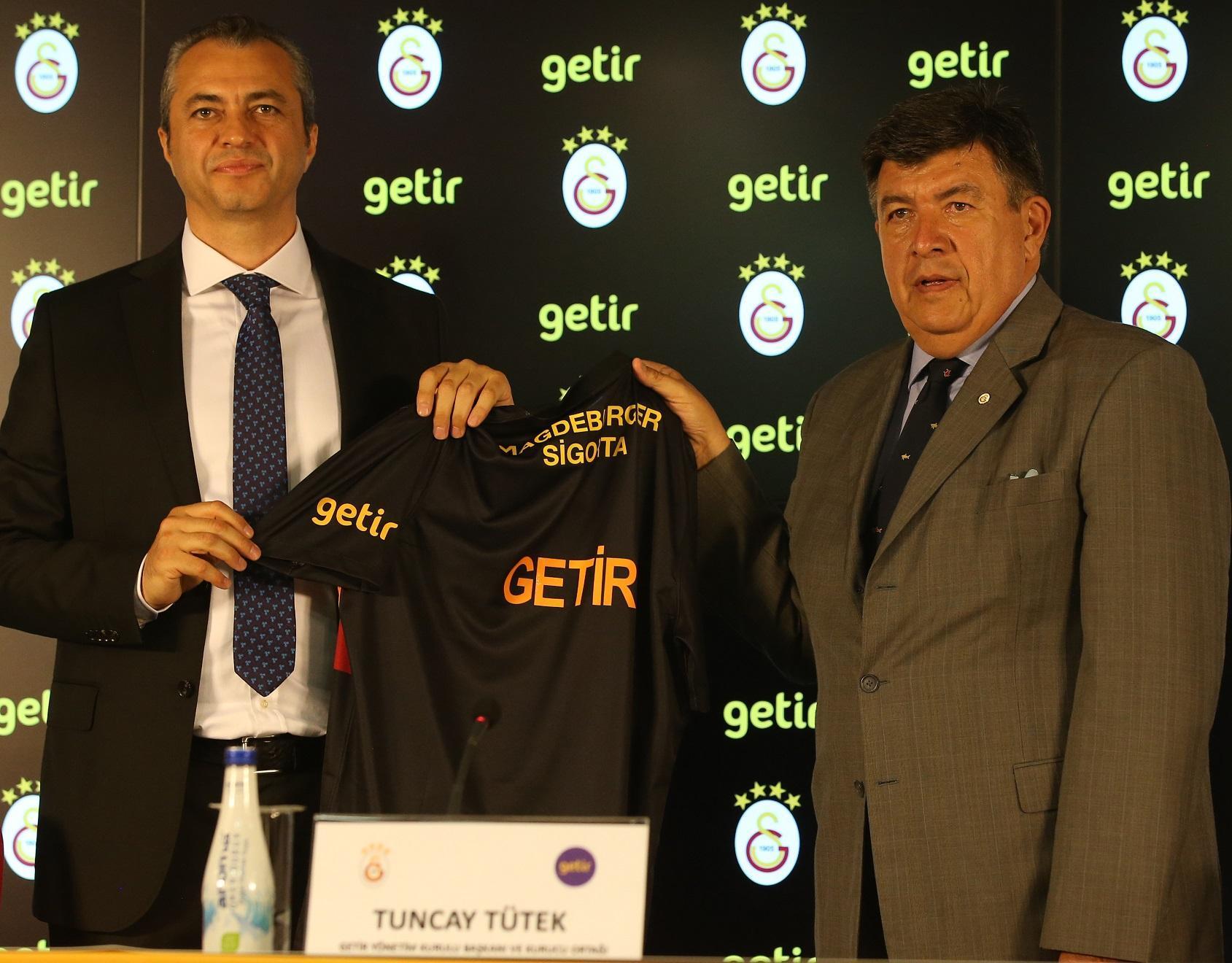 Getir, Galatasarayın yeni forma sponsoru oldu