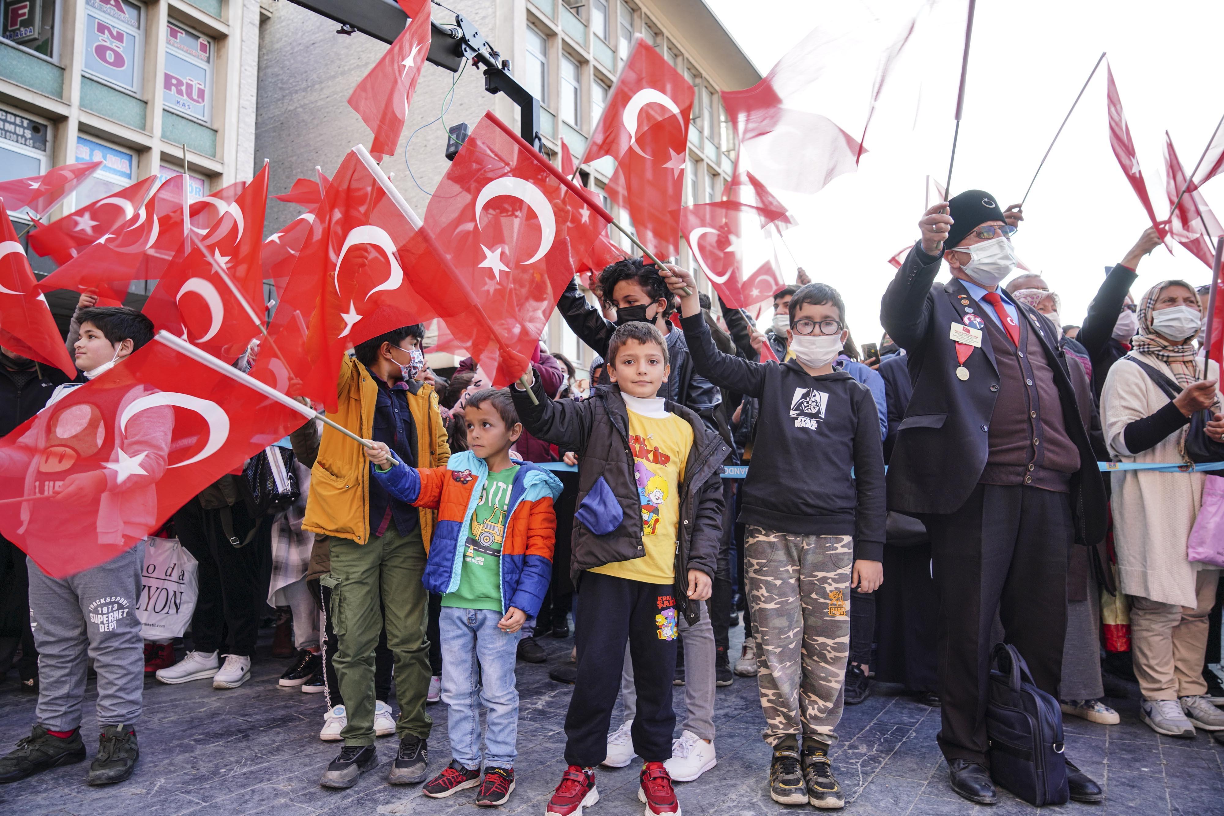 Ankarada 29 Ekim yürüyüşü