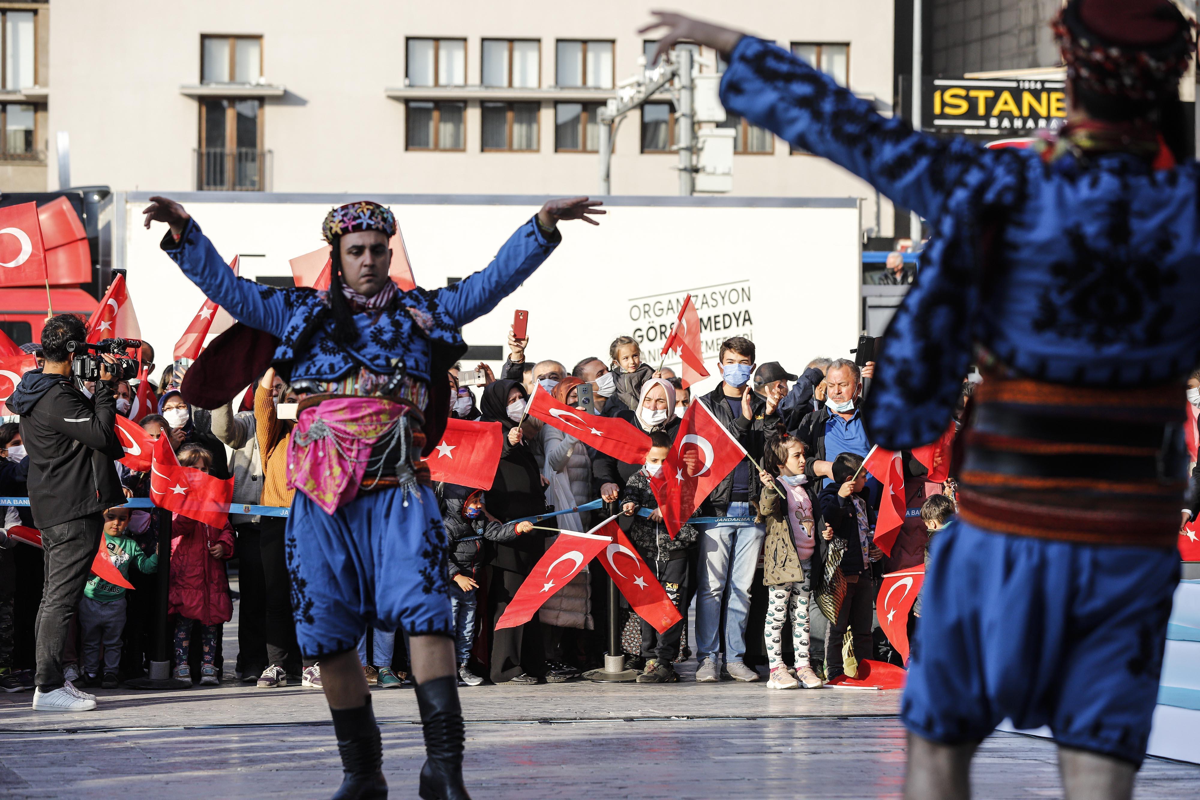 Ankarada 29 Ekim yürüyüşü