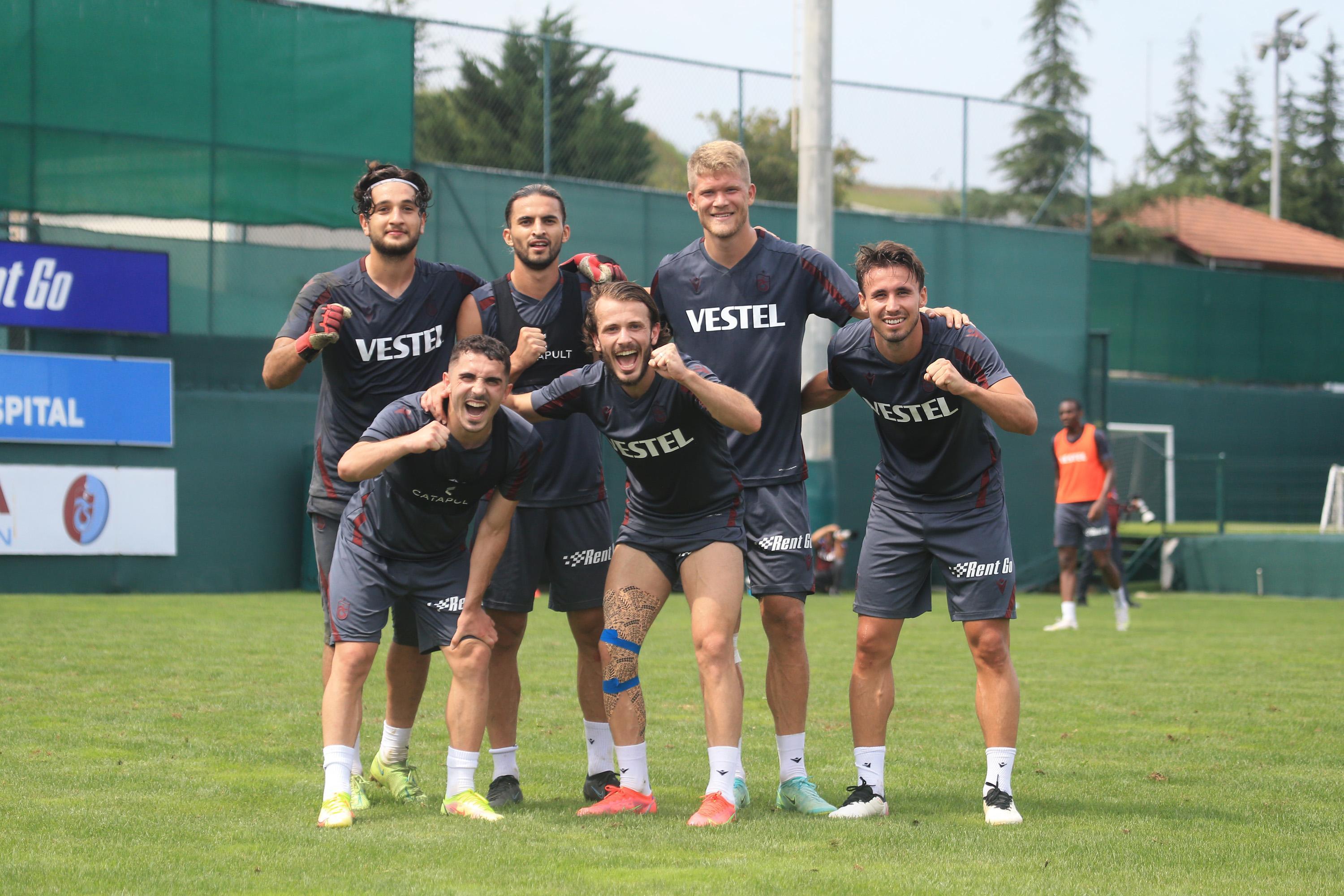 Trabzonspor’da Roma maçı hazırlıkları başladı