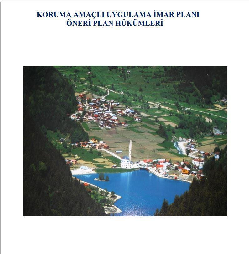 Uzungöl’ün yeni ‘imar planı’nda 3 kat sınırı