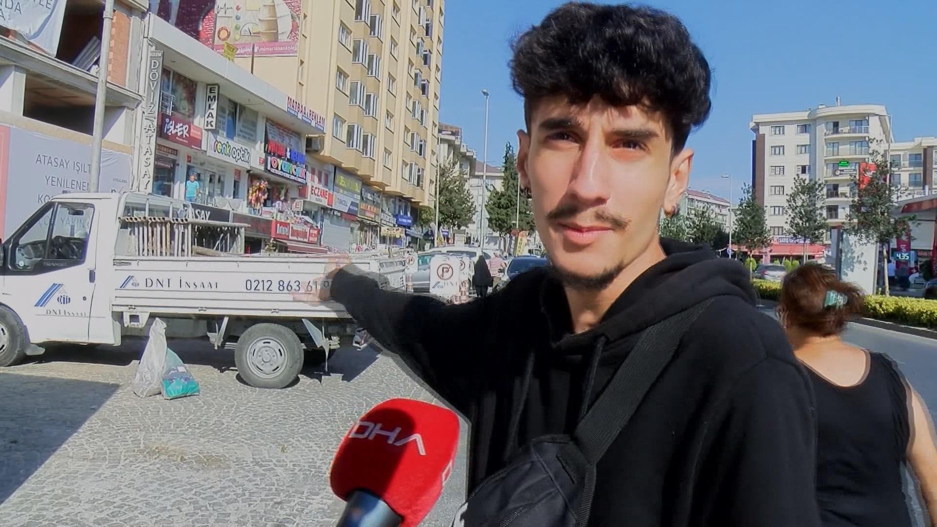 Büyükçekmecede tehlikeli geçiş