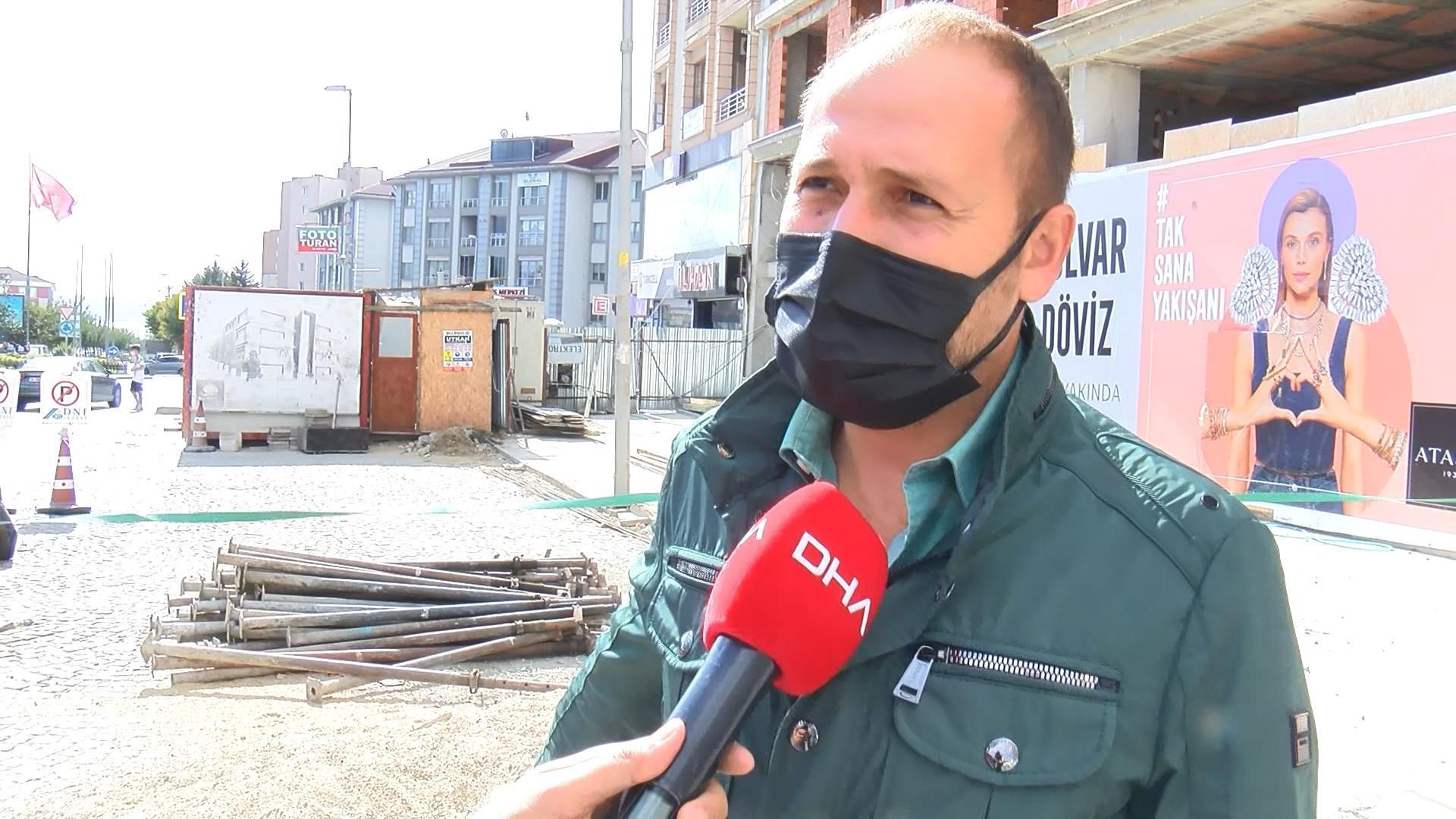 Büyükçekmecede tehlikeli geçiş