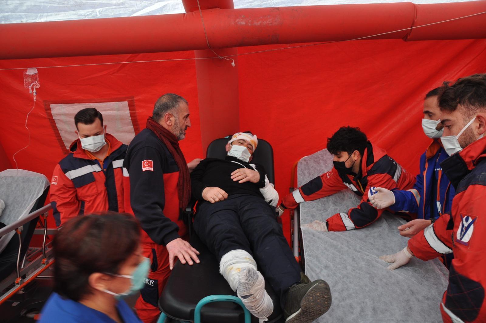 Kars’ta KBRN tatbikatı gerçeğini aratmadı