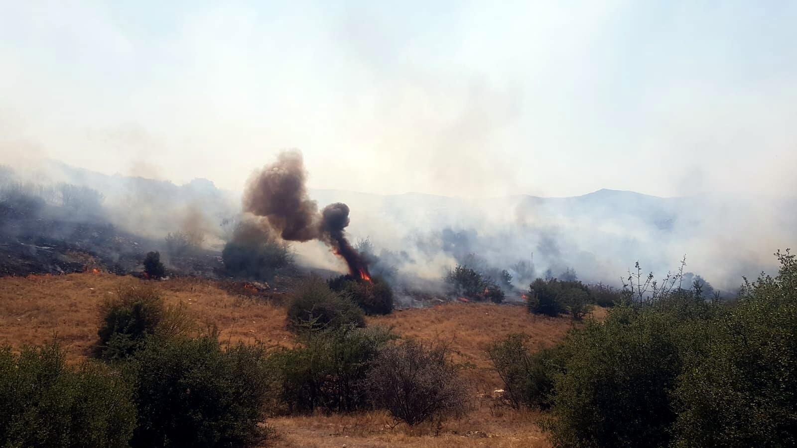 Kulada makilik yangını söndürüldü