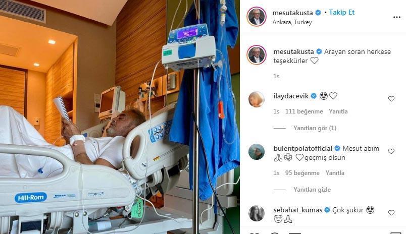 Beyin kanaması geçiren Mesut Akustanın sağlık durumu iyiye gidiyor
