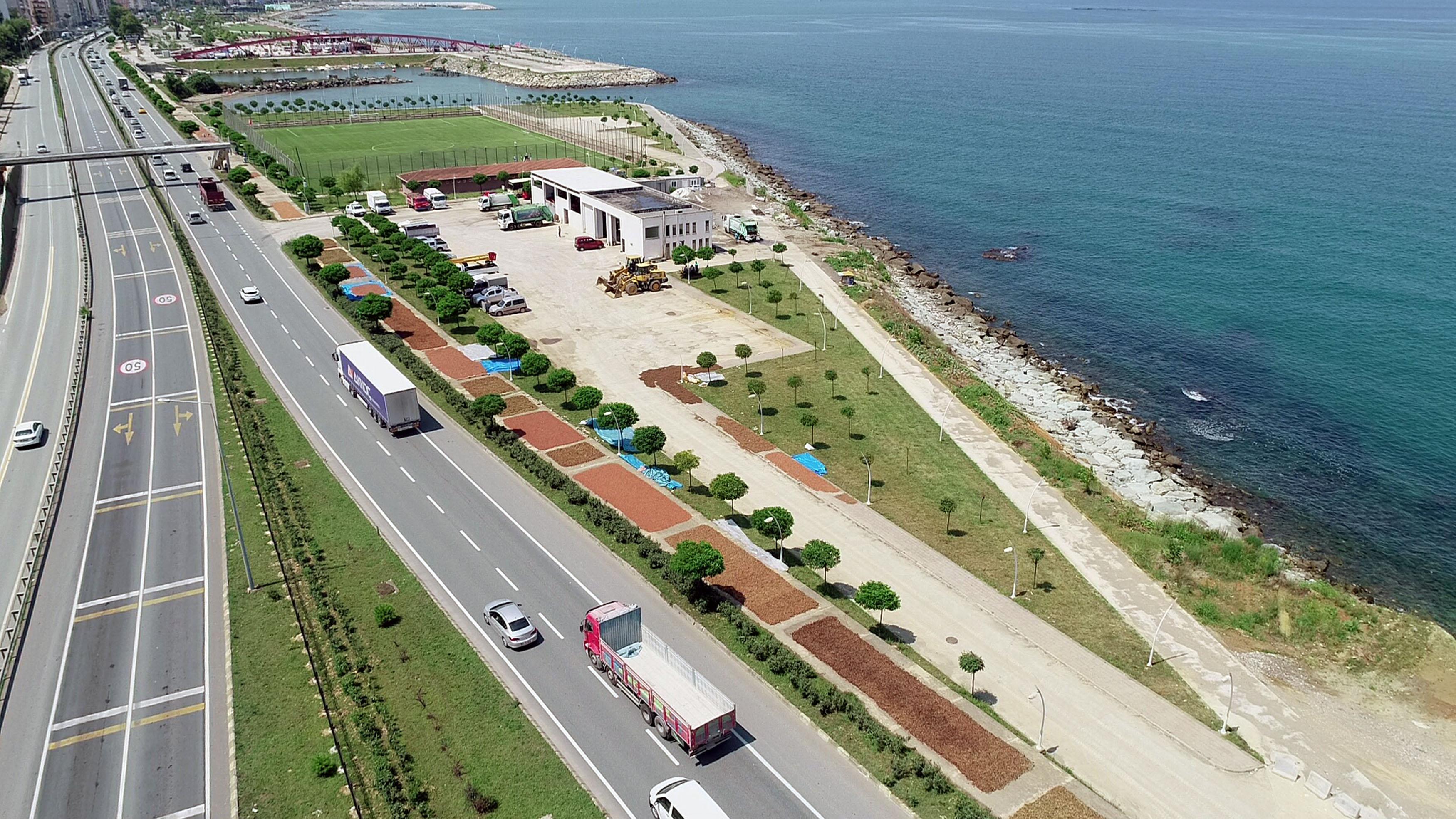 Güneşi görmeyen fındık, makineyle kurutuluyor