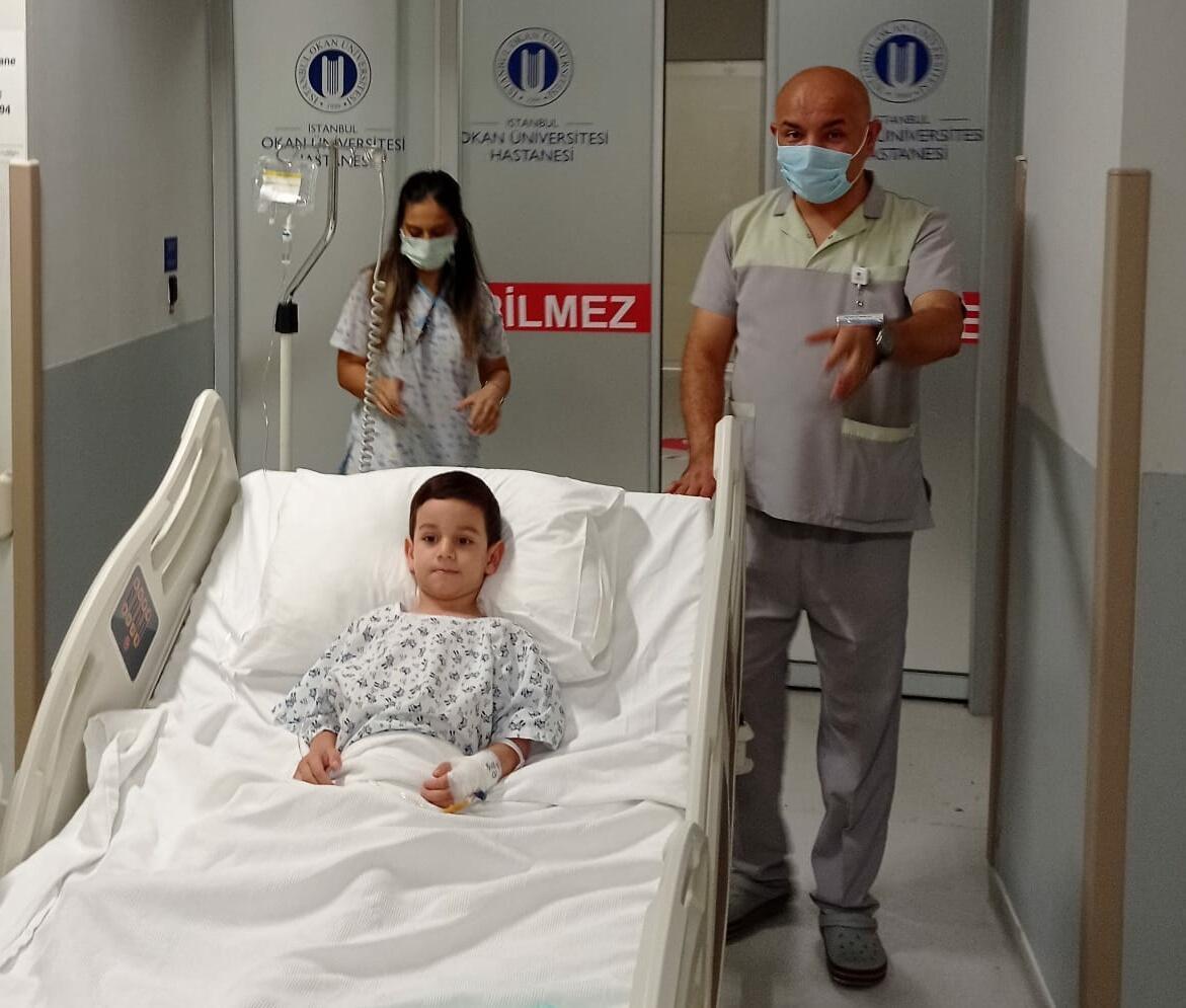 6 ameliyat geçiren Yusuf Kamil artık yürüyebiliyor