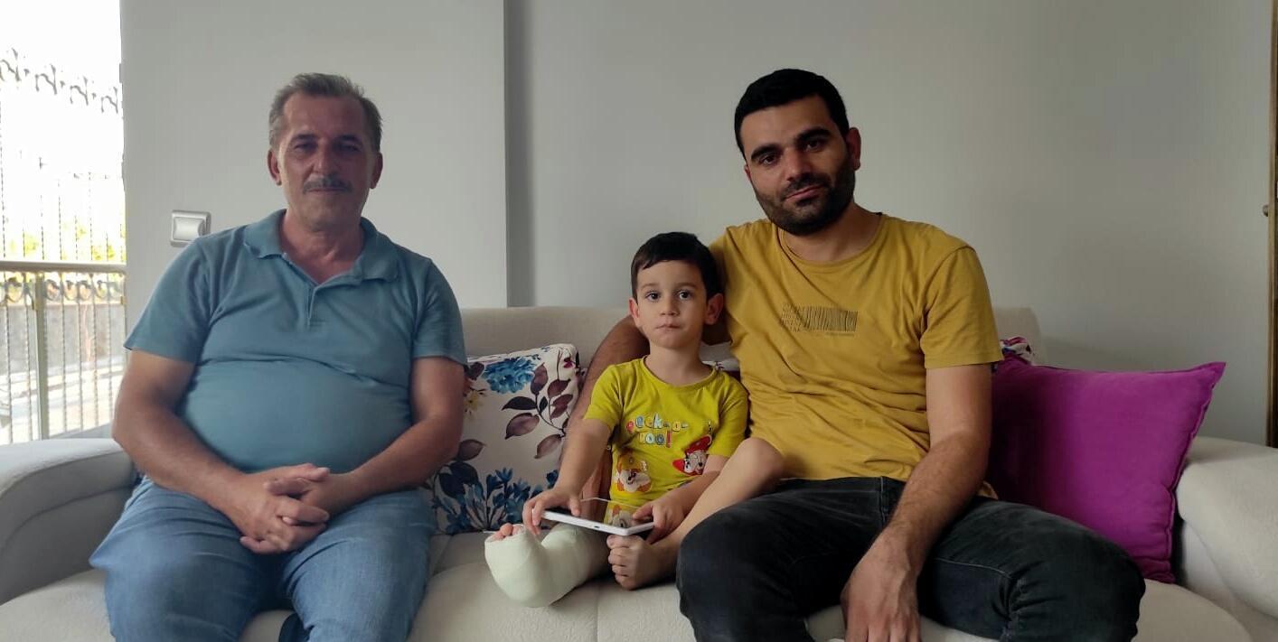 6 ameliyat geçiren Yusuf Kamil artık yürüyebiliyor