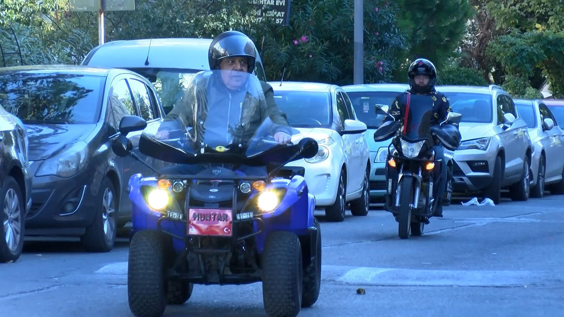 Şişlinin Baba lakaplı ATVli muhtarı