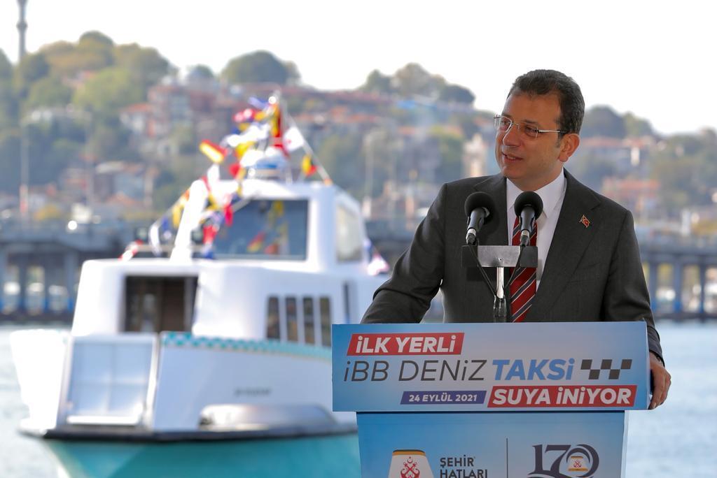 İstanbulda 8 deniz taksi suya indirildi